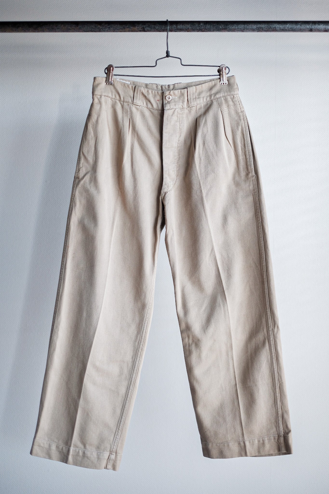 60's] French Army M52 CHINO TROUSERS SIZE.11