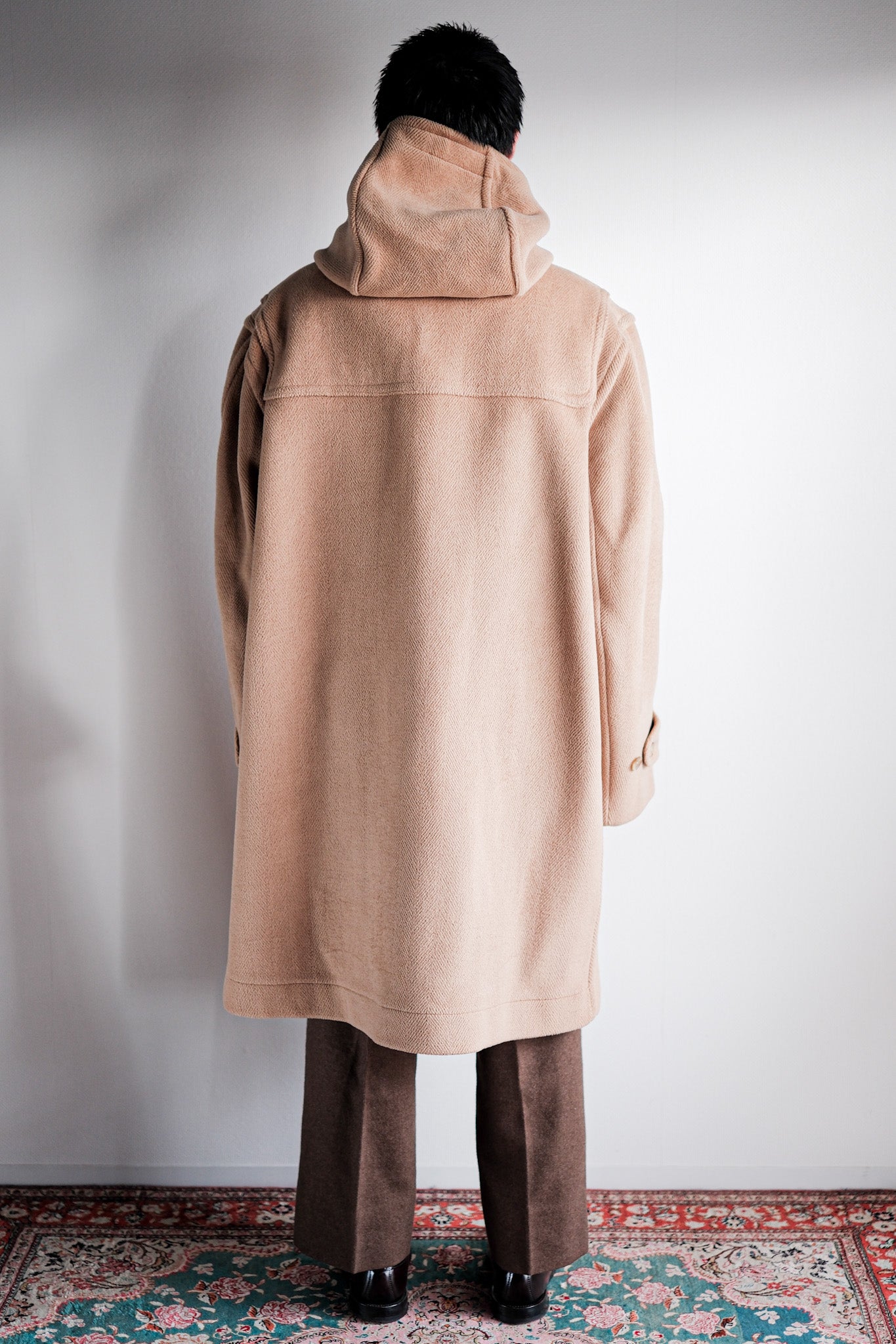 【~90's】Old INVERTERE Wool Duffle Coat "Moorbrook"