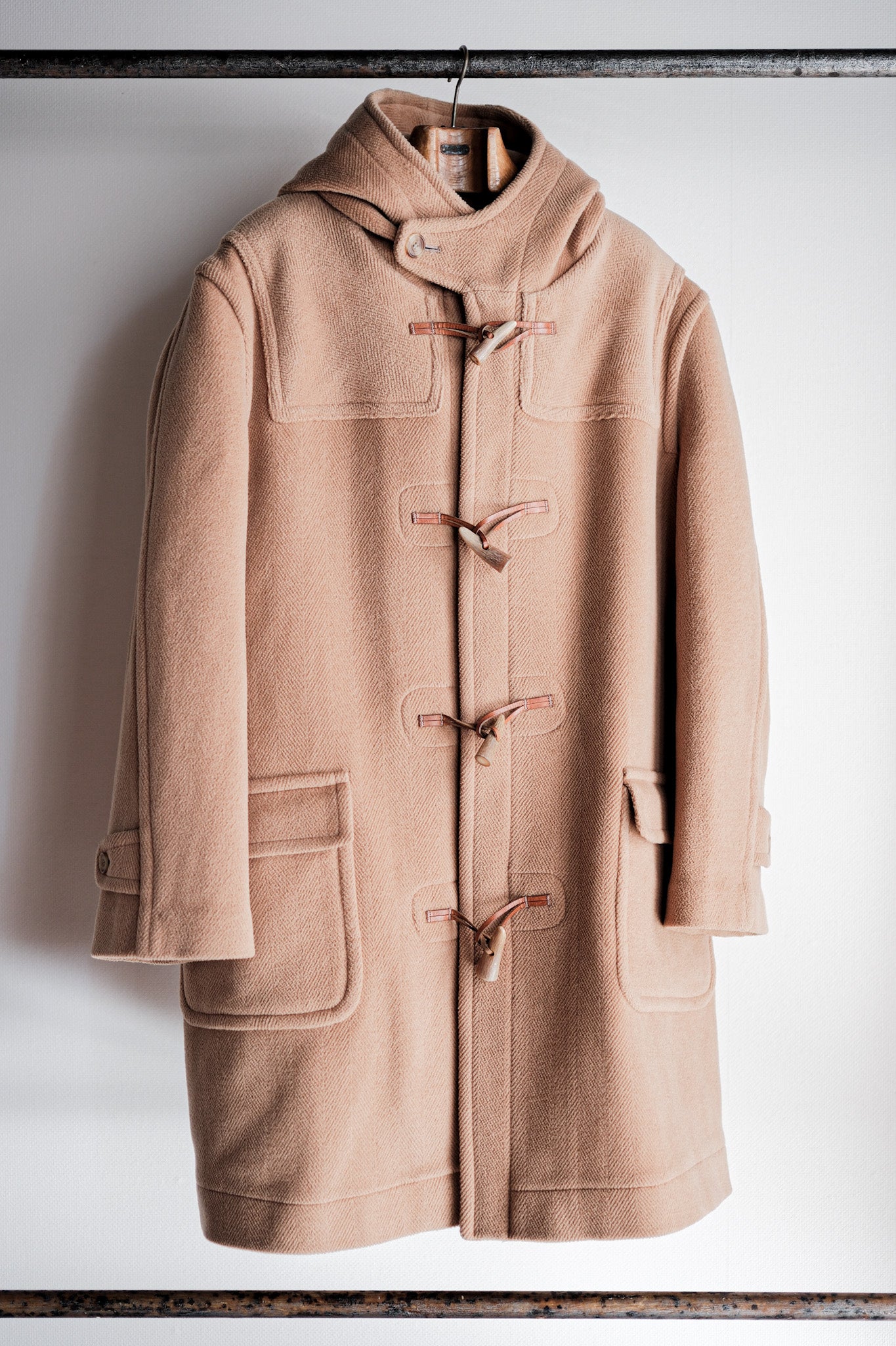 【~90's】Old INVERTERE Wool Duffle Coat "Moorbrook"