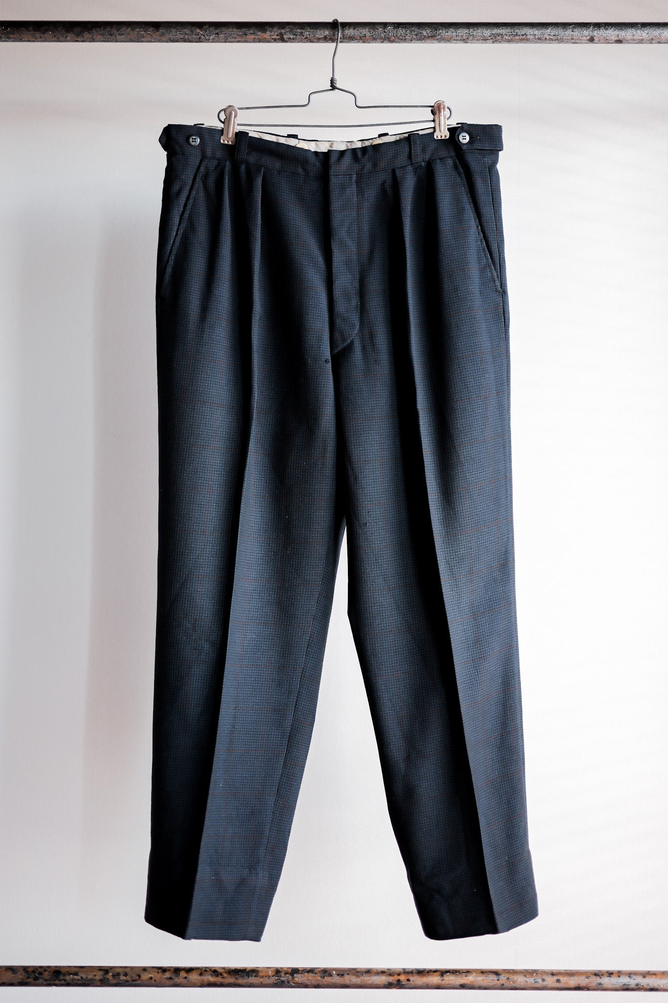 【~40's】French Vintage Double Breasted Suits Set Up "Belle Jardiniere"