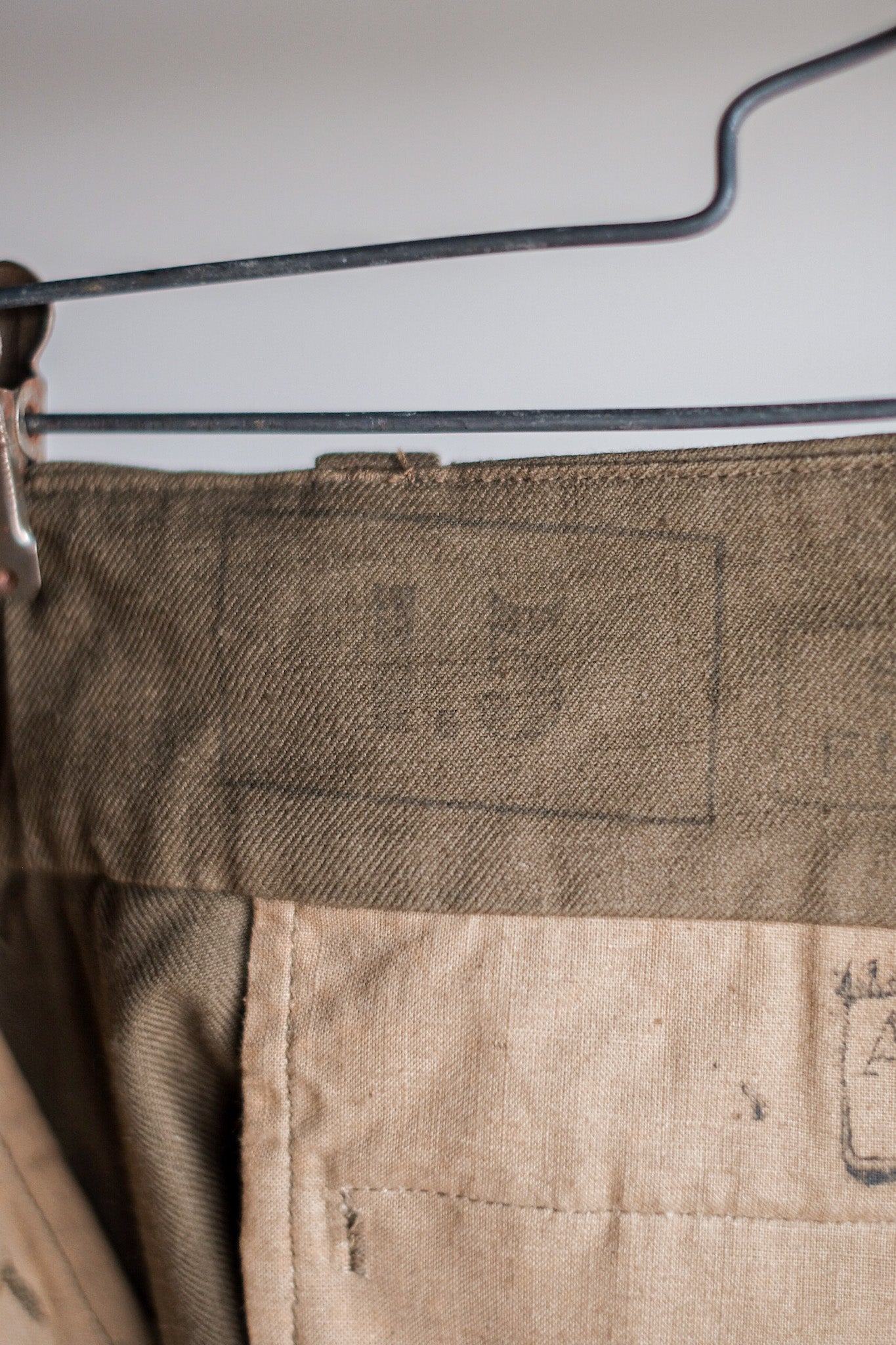 【~50's】French Army M47 Field Trousers Size.15 "Dead Stock"