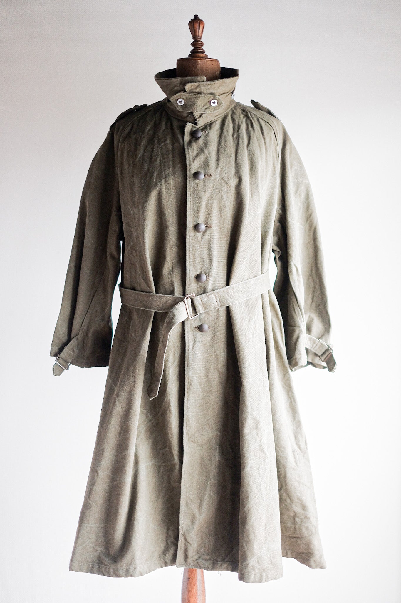 【~50's】French Army M35 Motorcycle Coat Size.2 "Dead Stock"