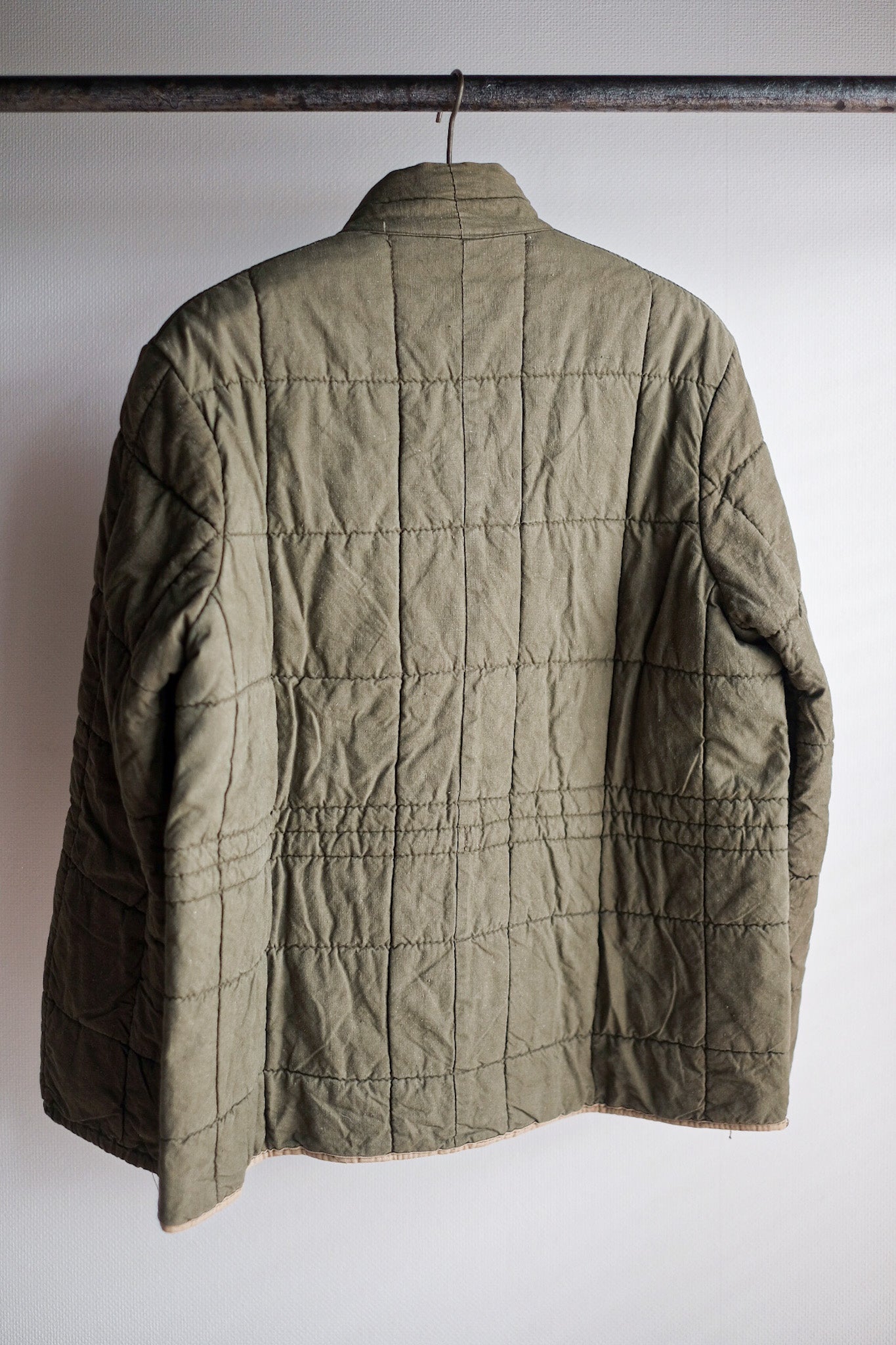 【~50's】French Army Quilted Liner Jacket Size.6