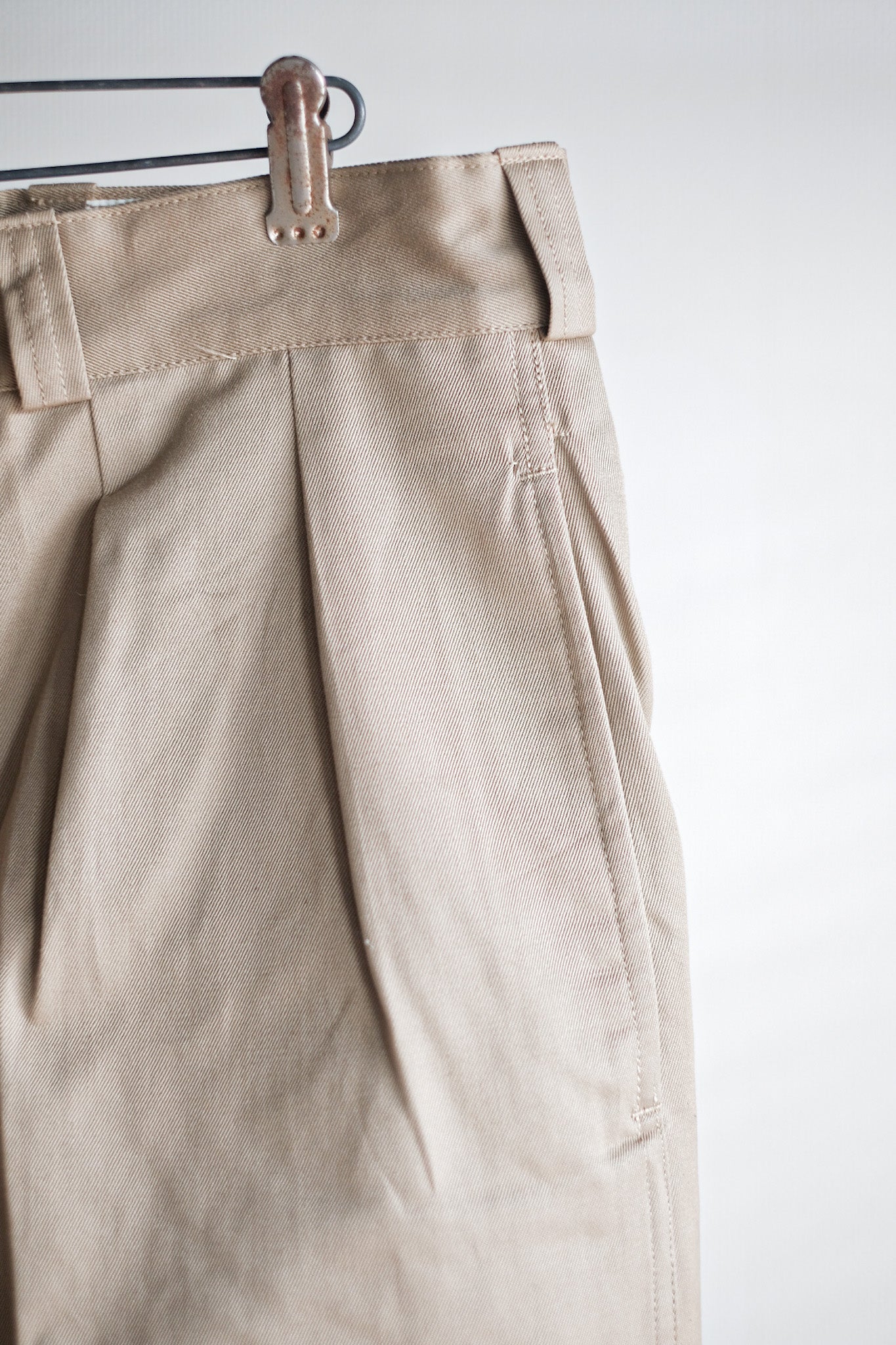 【~60's】French Army M52 Chino Trousers Size.23 "Dead Stock"