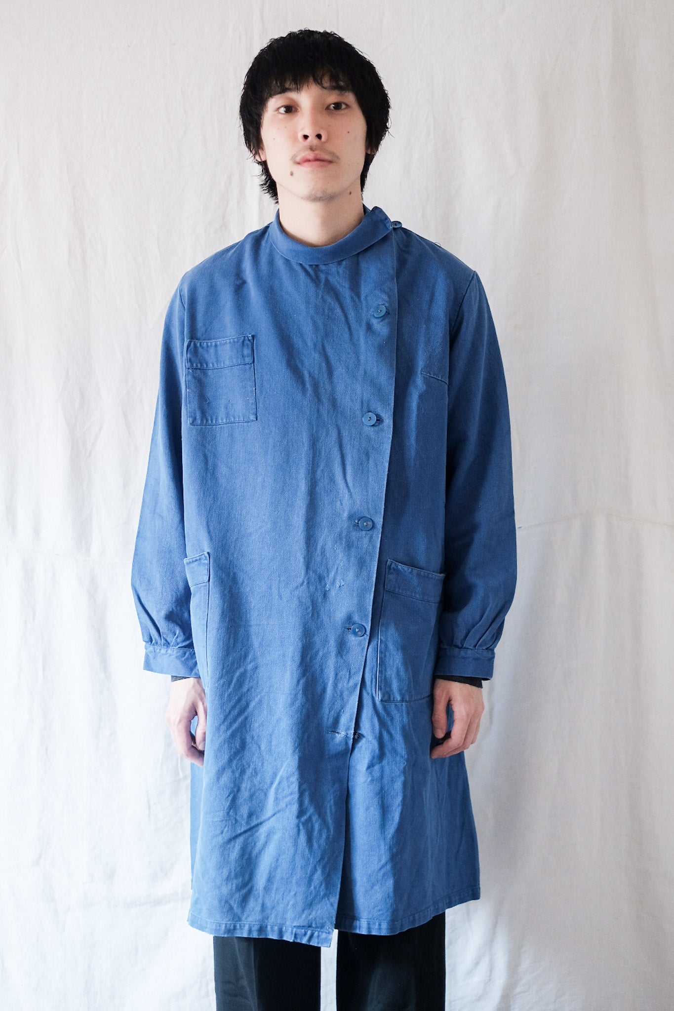 【~60's】French Vintage Cotton Twill Work Coat