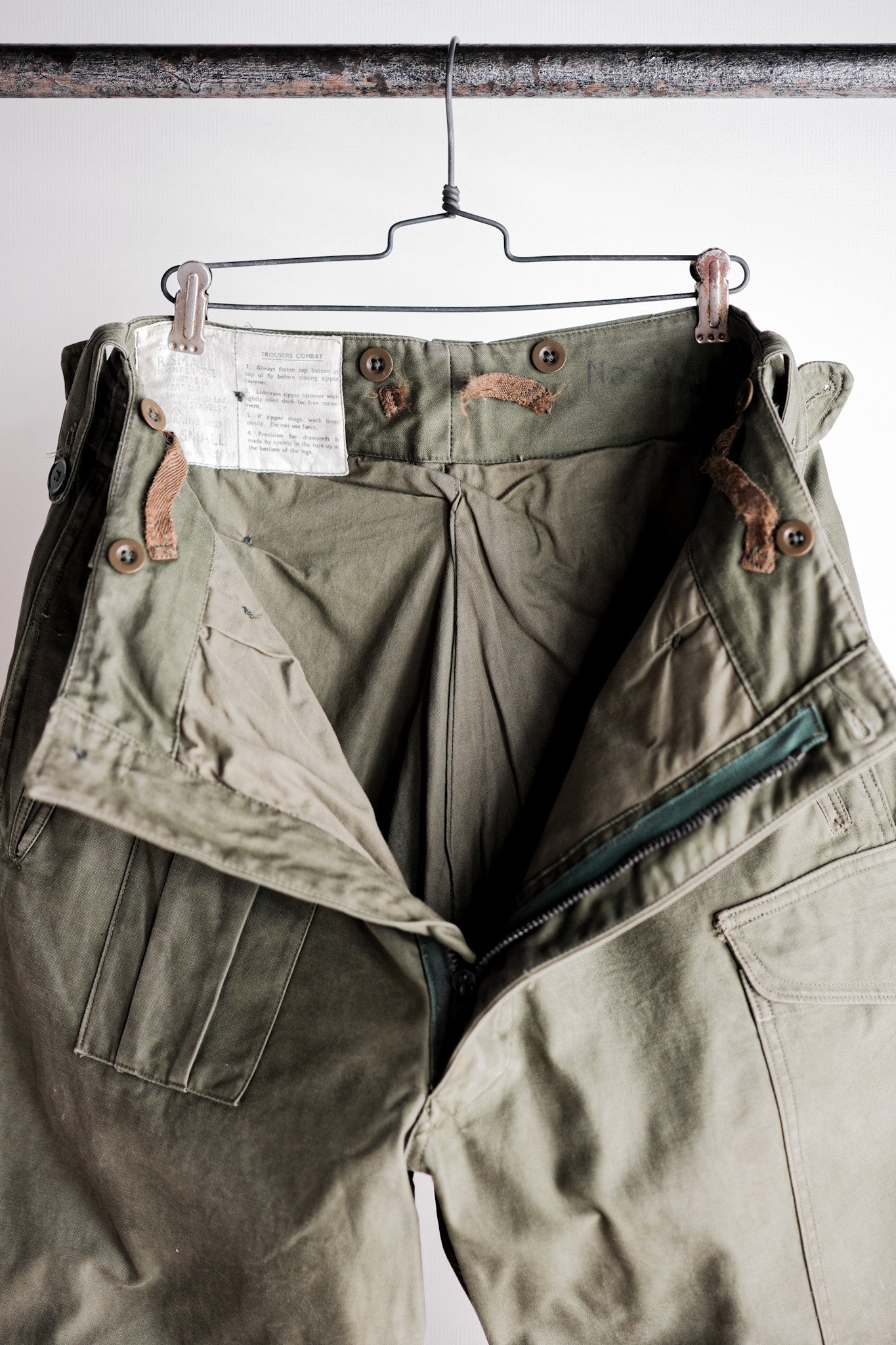 【~60's】British Army 1960 Pattern Combat Trousers Size.4