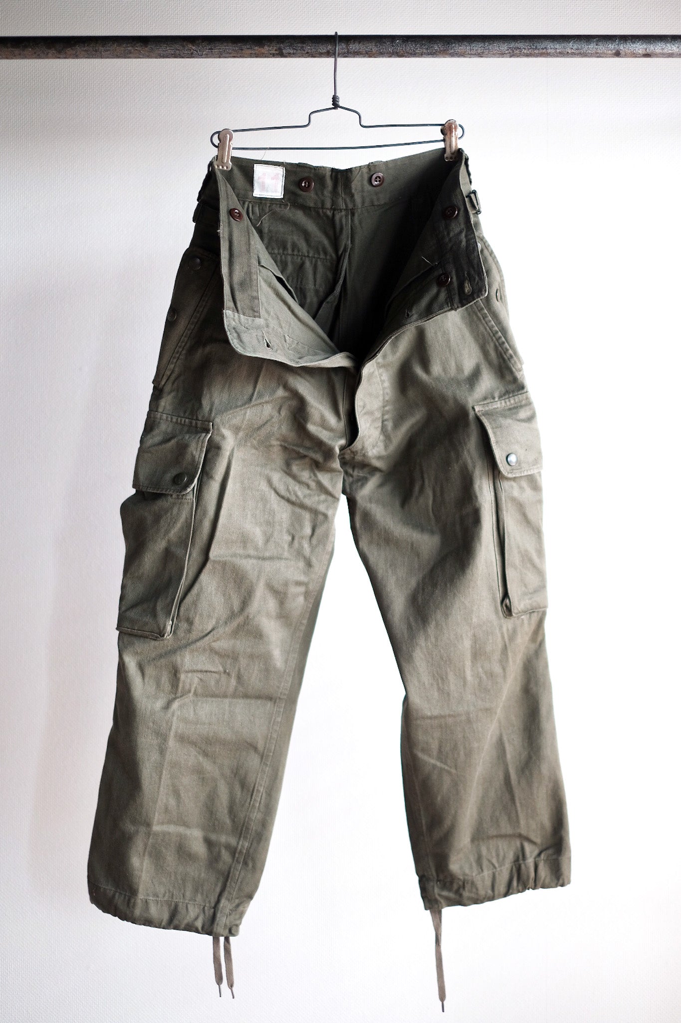 【~60's】French Army TAP47/56 Paratrooper Trousers Size.11