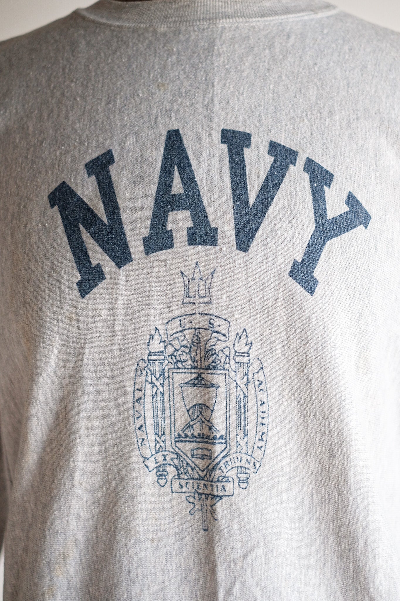 【~80's】Vintage Champion Reverse Weave Sweatshirt "USNA"