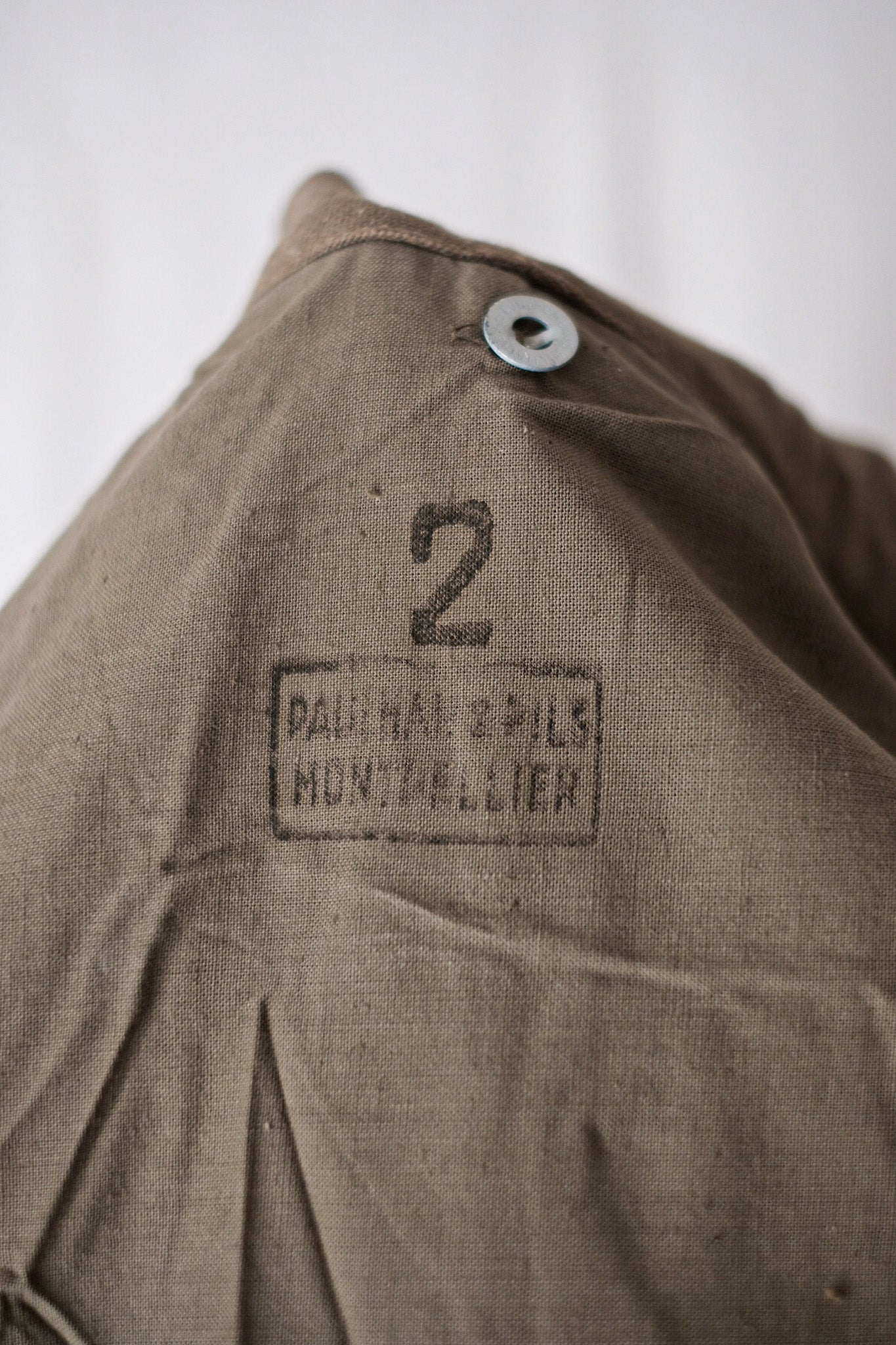 【~50's】French Army M35 Motorcycle Coat Size.2 "Dead Stock"