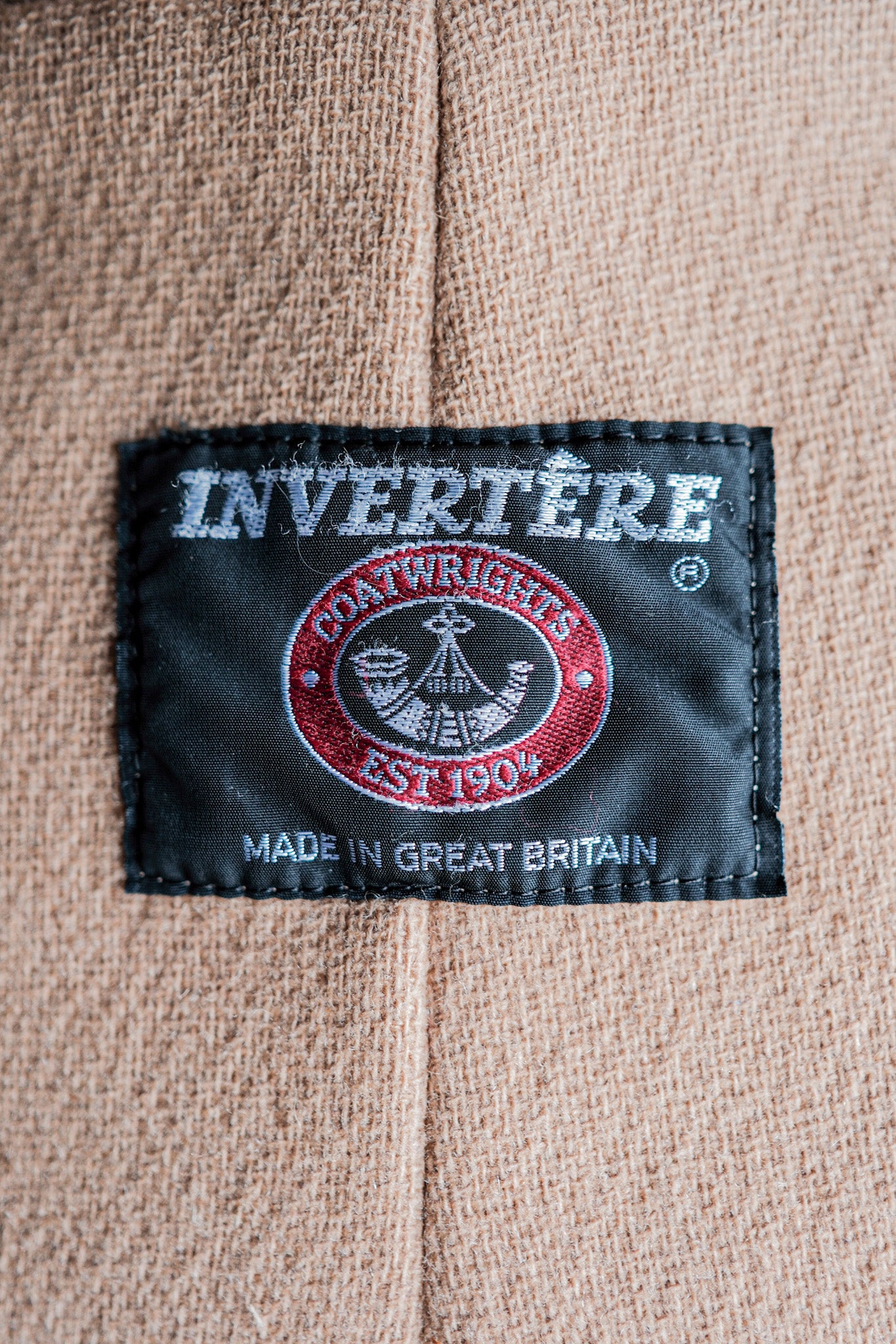 【~90's】Old INVERTERE Wool Duffle Coat "Moorbrook"