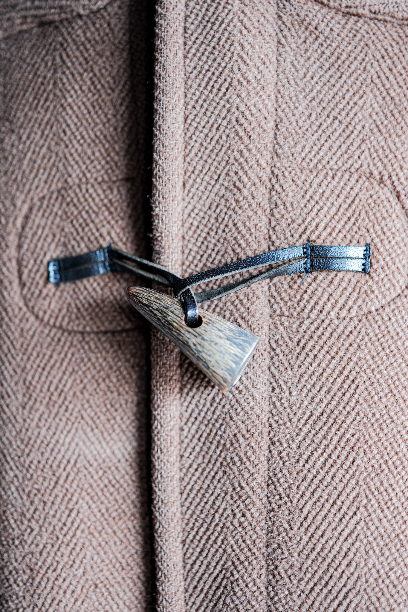 【~90's】Old INVERTERE Wool Duffle Coat "Moorbrook"