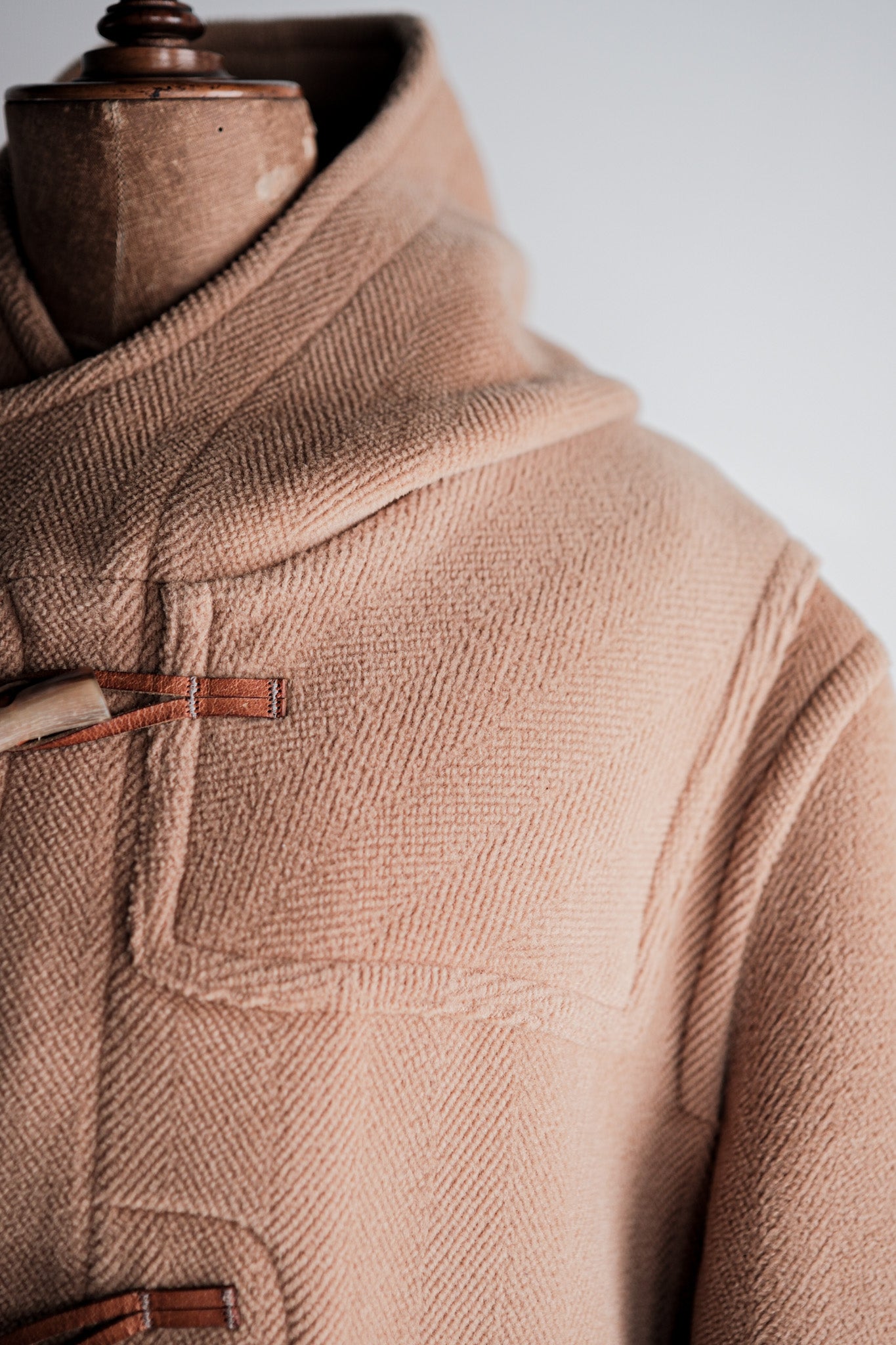 【~90's】Old INVERTERE Wool Duffle Coat "Moorbrook"