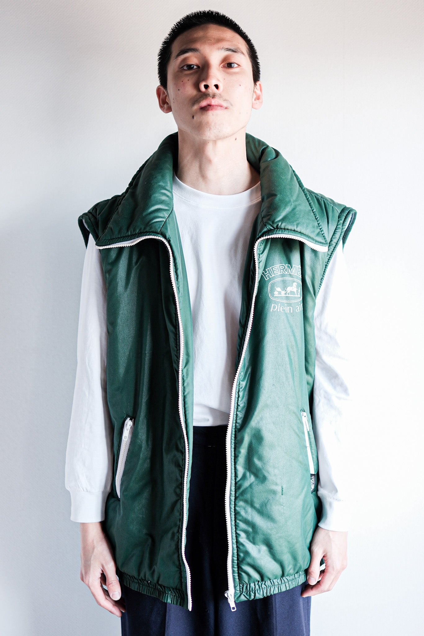 【~80's】Old Hermès Paris Plein Air 2-Way Jacket