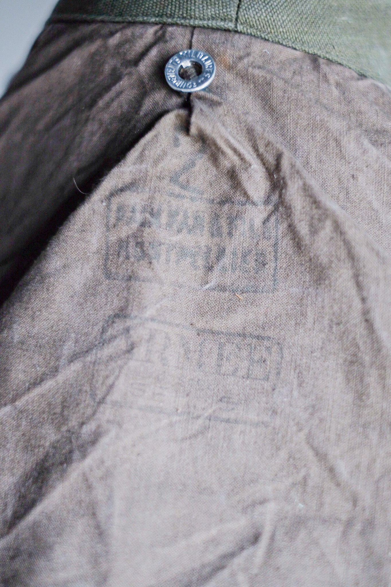 【~50's】French Army M35 Motorcycle Coat Size.2 "Dead Stock"