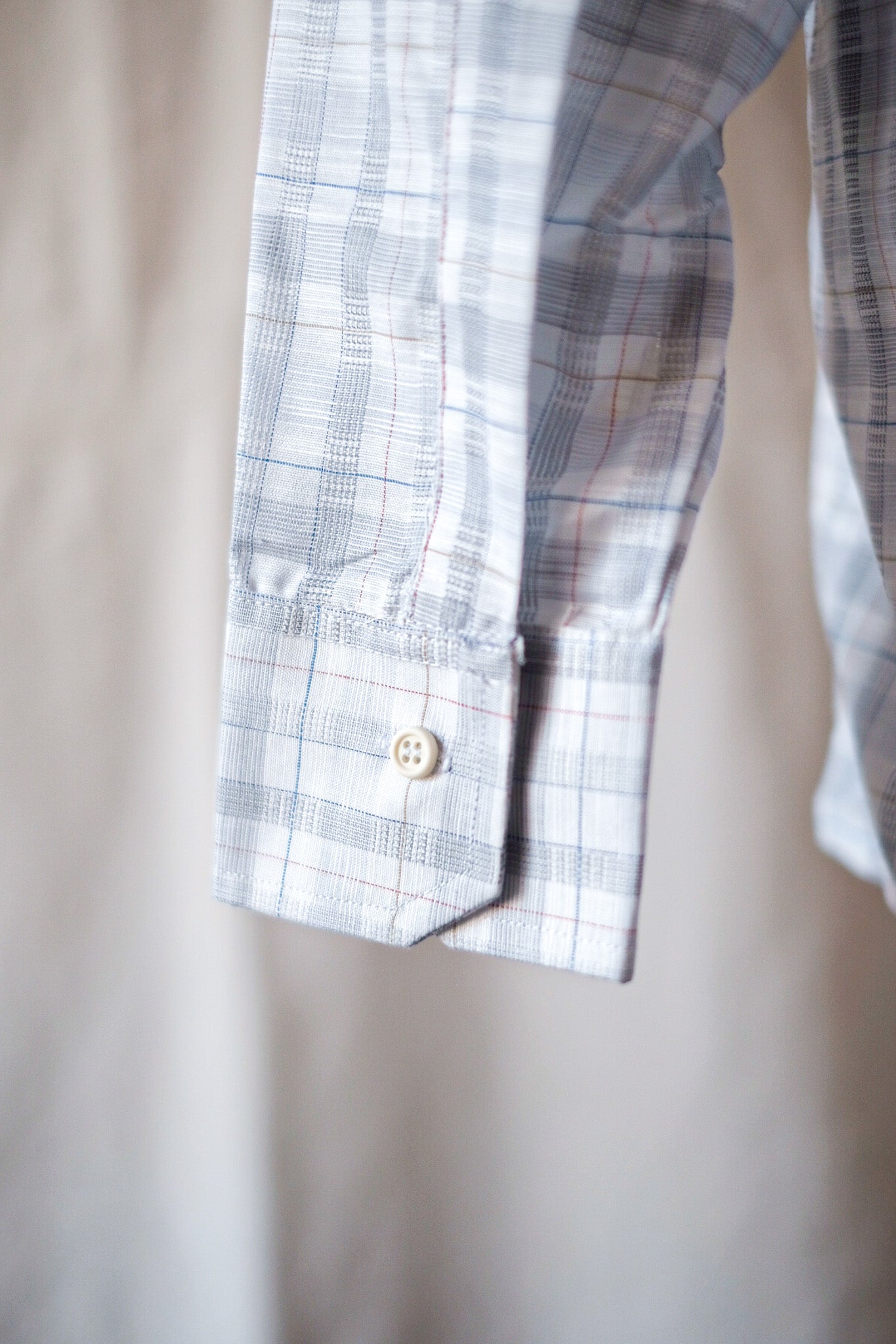 【~70's】French Vintage Long Sleeve Shirt "Dead Stock"
