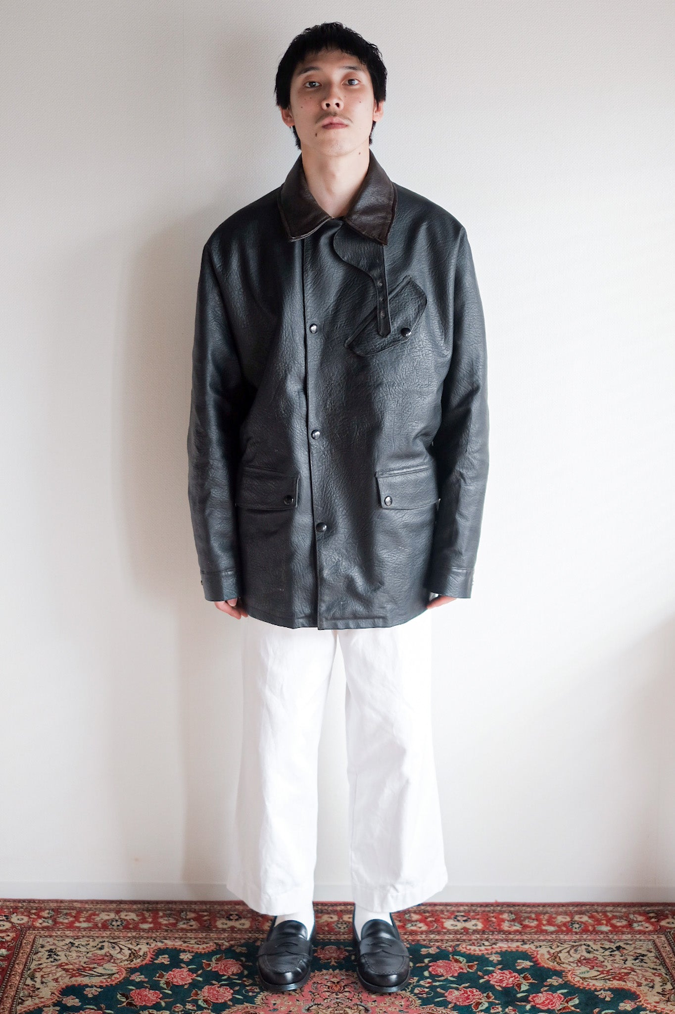 【~50's】Vintage Belstaff P.V.C Suit "BLACK PANTHER"