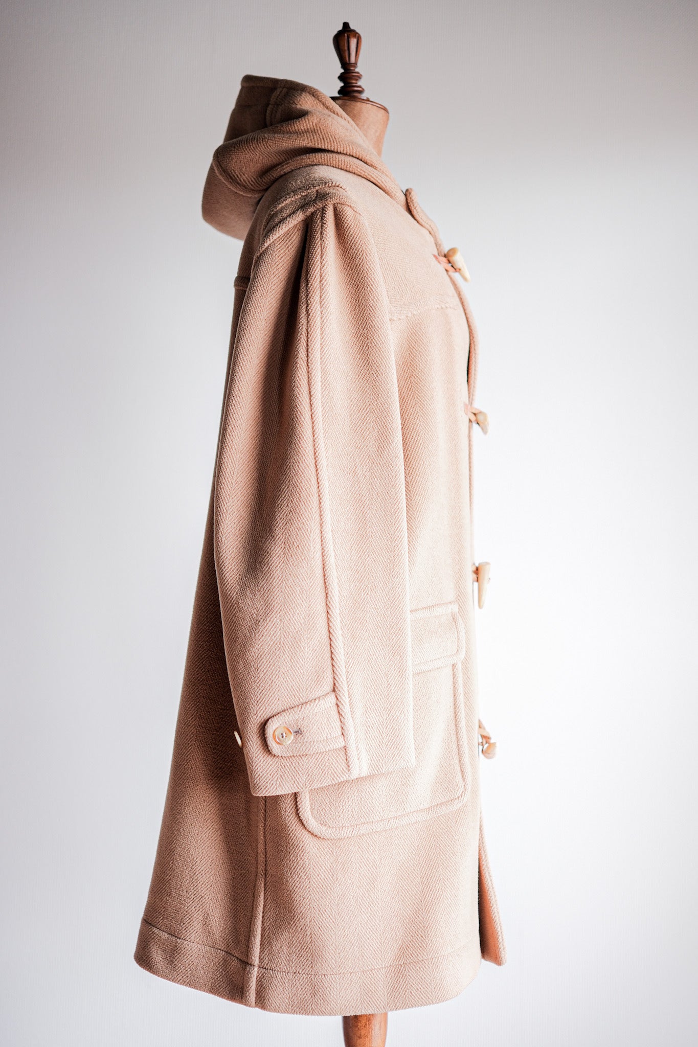 【~90's】Old INVERTERE Wool Duffle Coat "Moorbrook"
