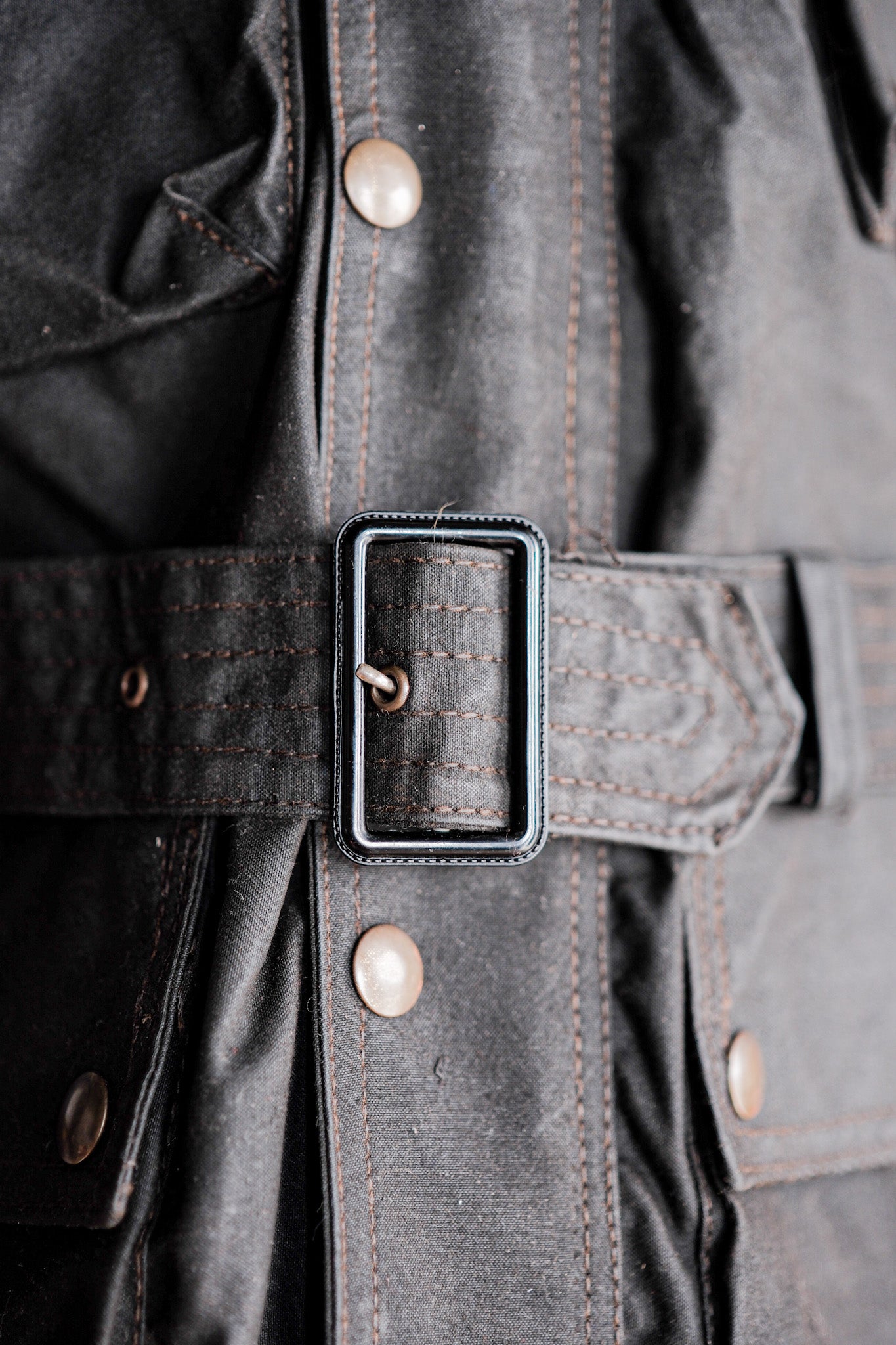【~60's】Vintage Belstaff Waxed Jacket & Trousers Set Up Size.38 "TRIALMASTER"