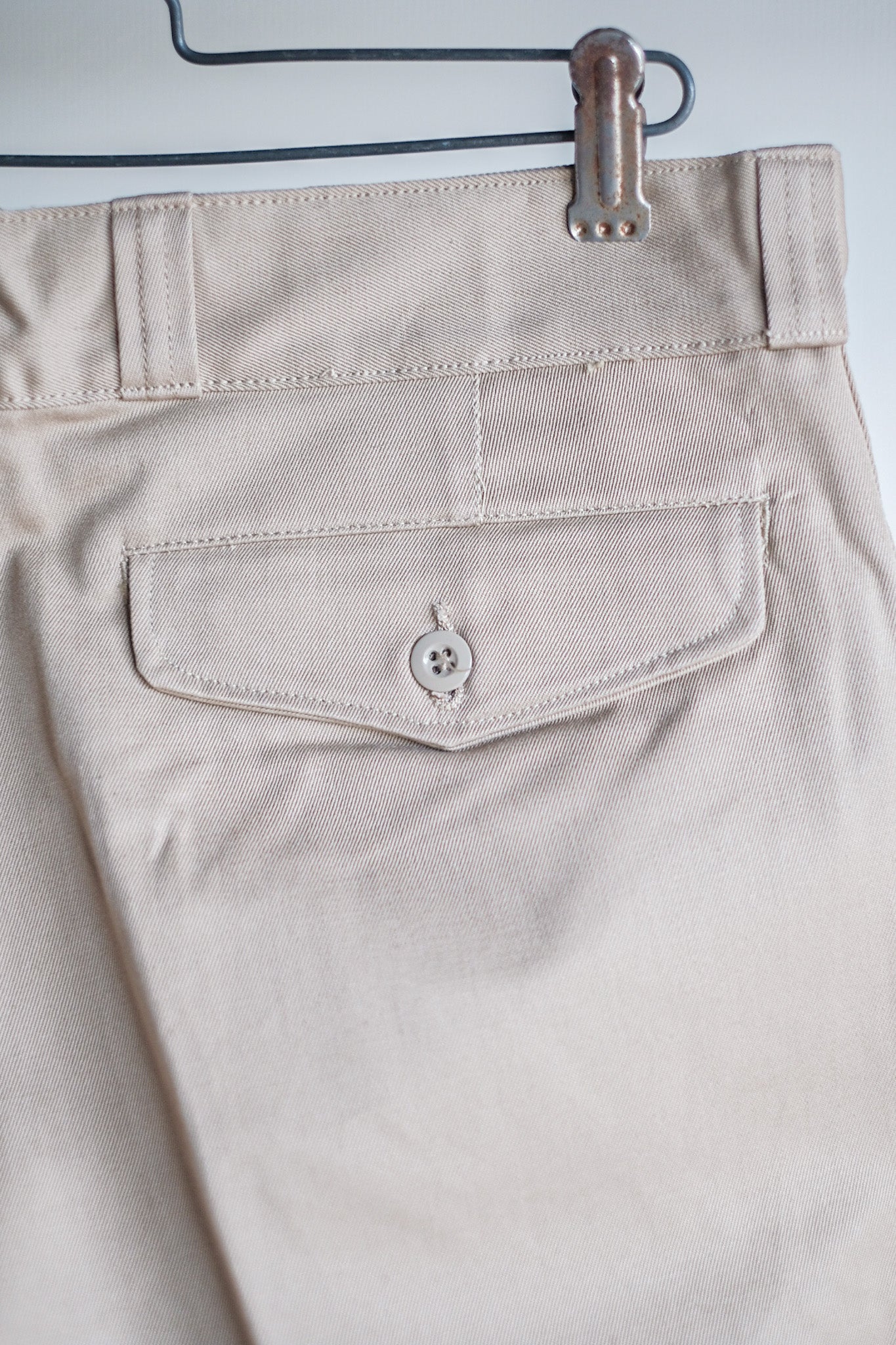 【~60's】French Army M52 Chino Trousers Size.80M "Dead Stock"