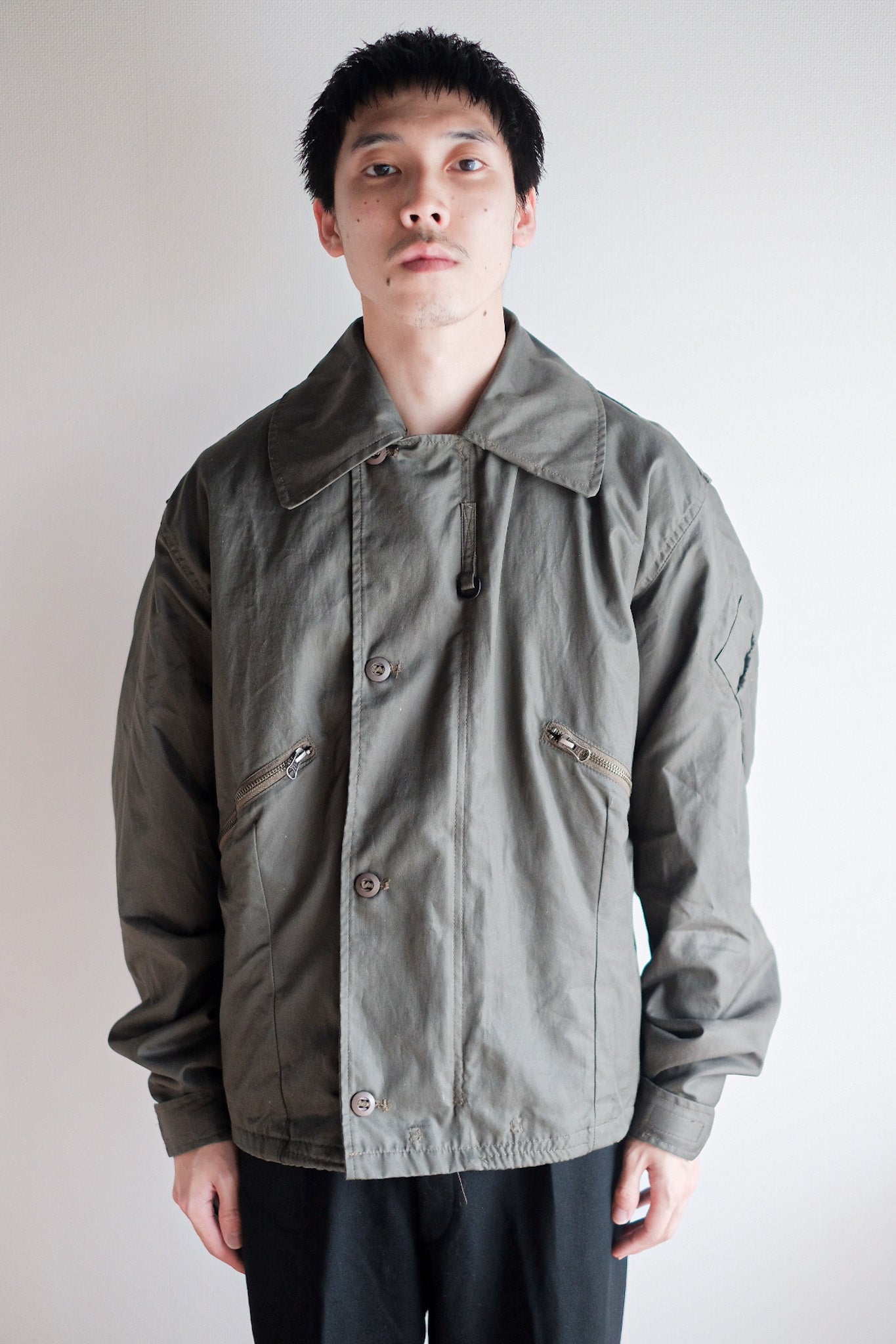 【~00's】Royal Air Force MK3 Cold Weather Flying Jacket Size.7 "Dead Stock"
