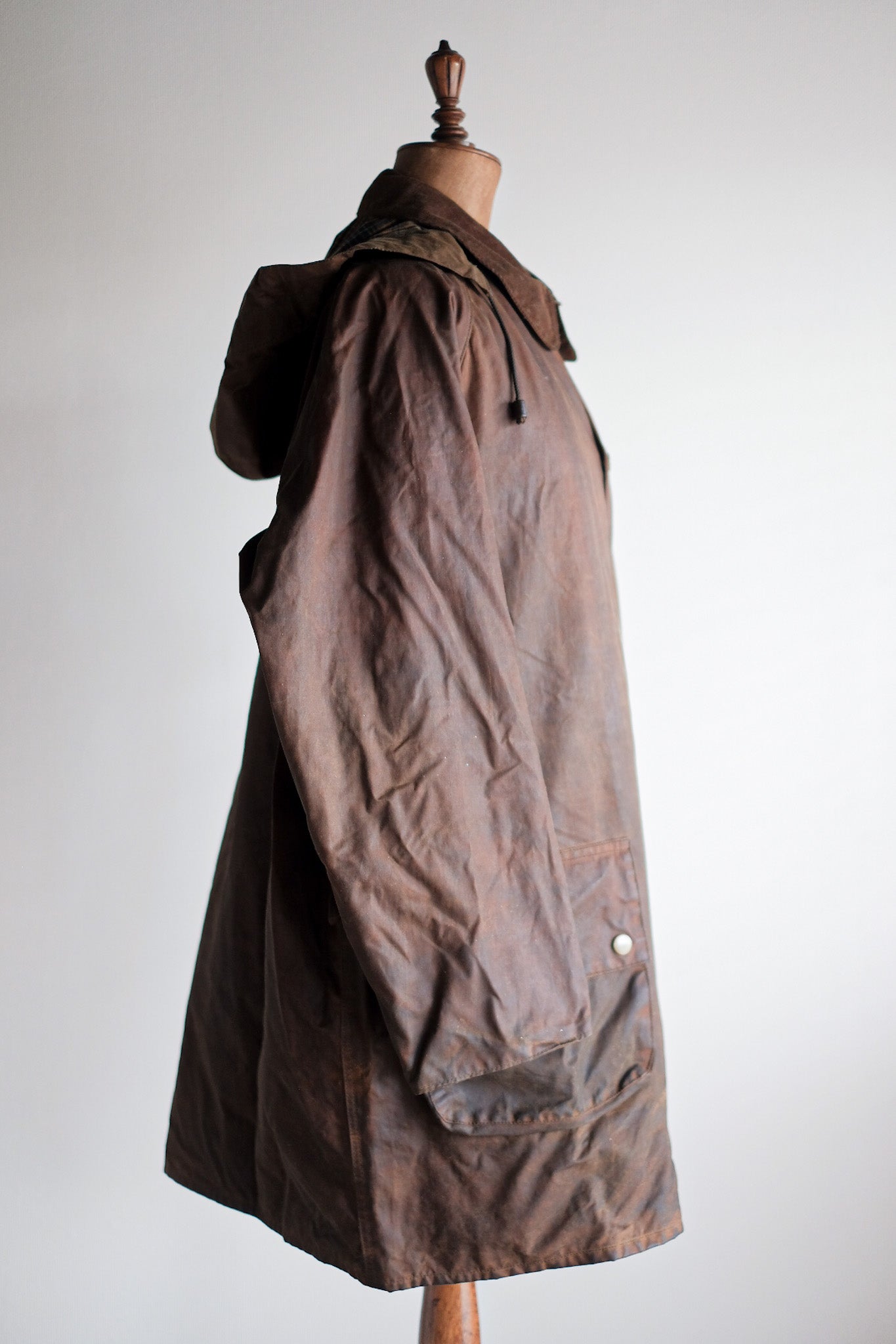 【~60's】Vintage Barbour "Solway Zipper" Yellow Label