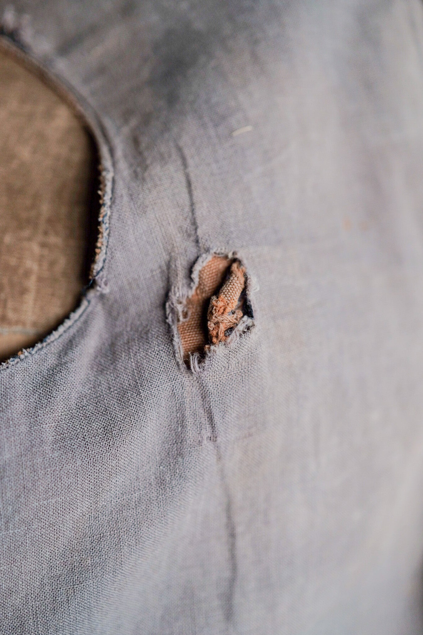 【~30's】French Vintage Cotton Hunting Gilet