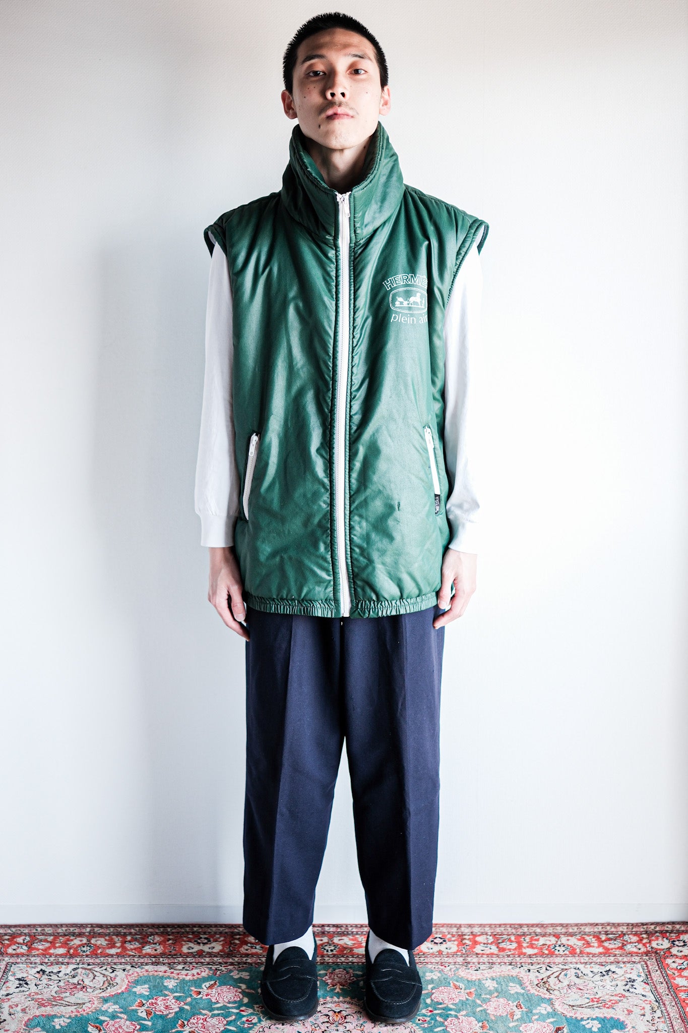 【~80's】Old Hermès Paris Plein Air 2-Way Jacket