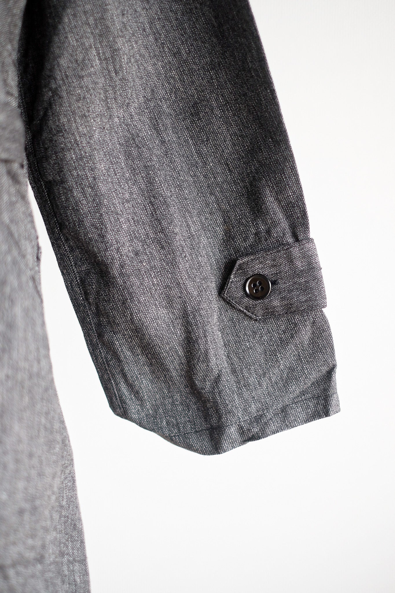 【~40's】French Vintage Black Chambray Atelier Coat “Dead Stock”