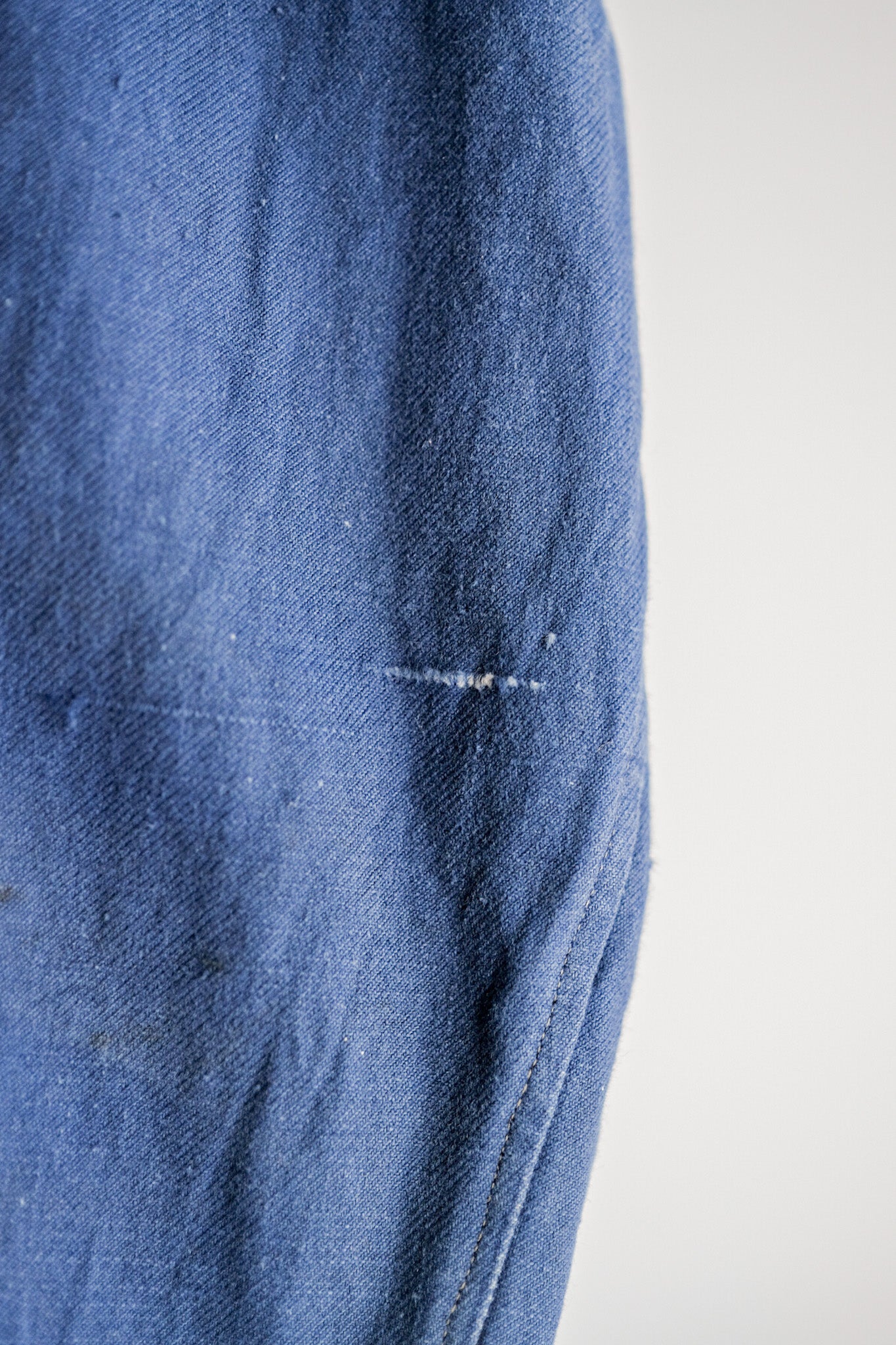 【~40's】French Navy Indigo Cotton Twill Chore Jacket