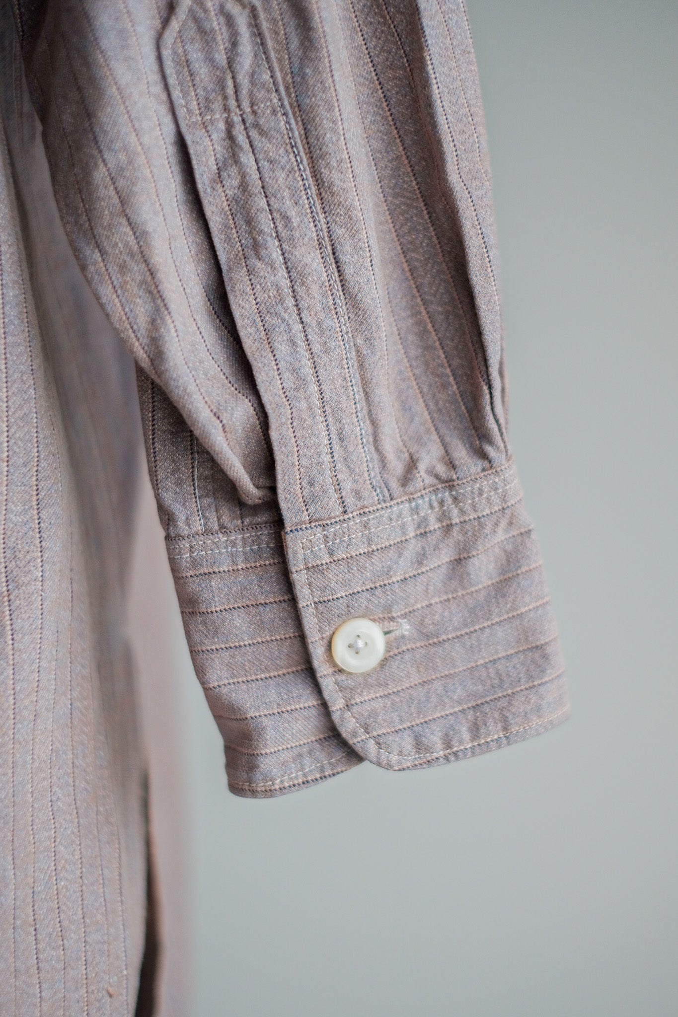 【~40's】French Vintage Grandpa Shirt "Dead stock"