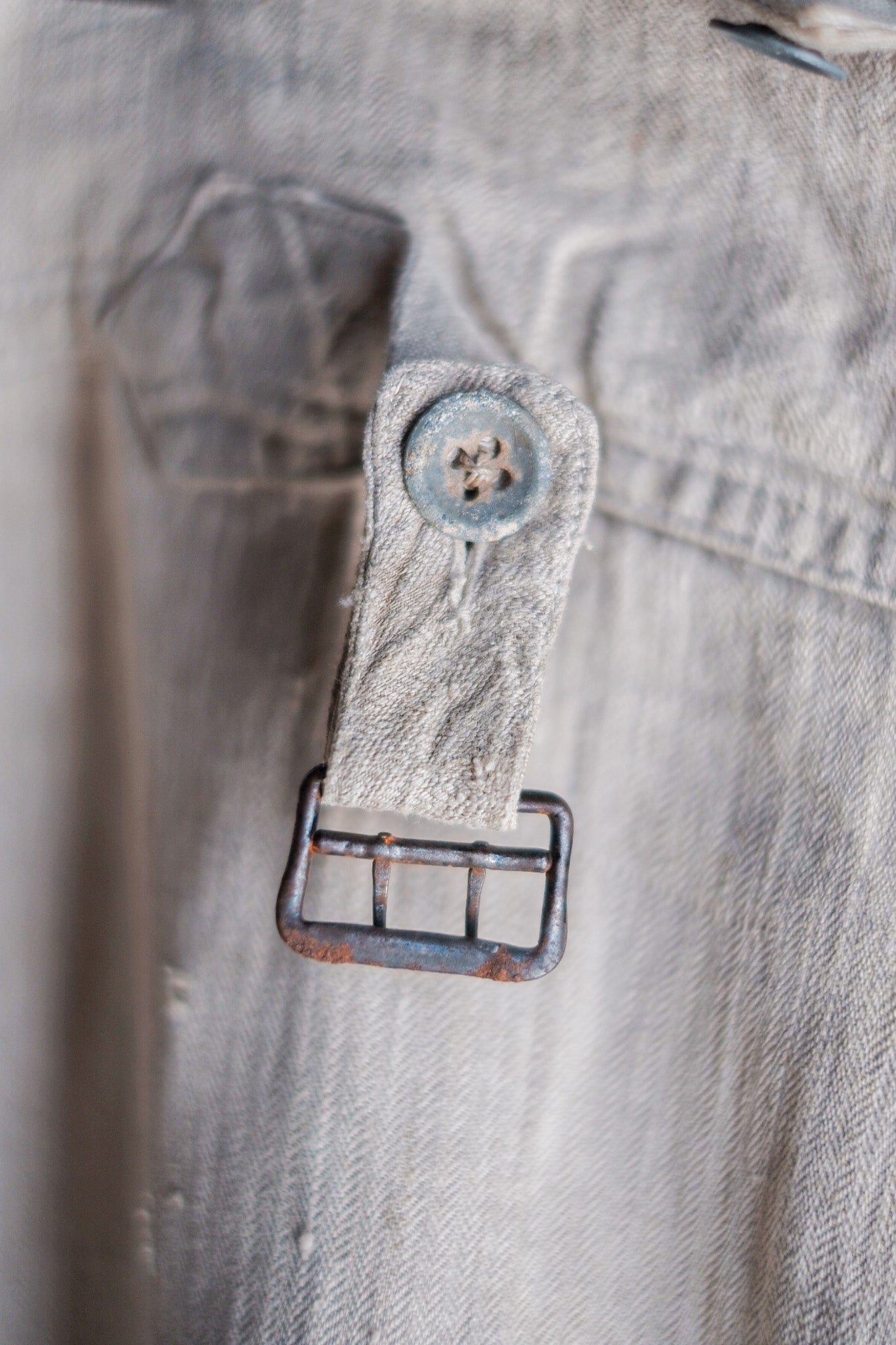 【~40's】WW2 German Army Drillich HBT Linen Trousers