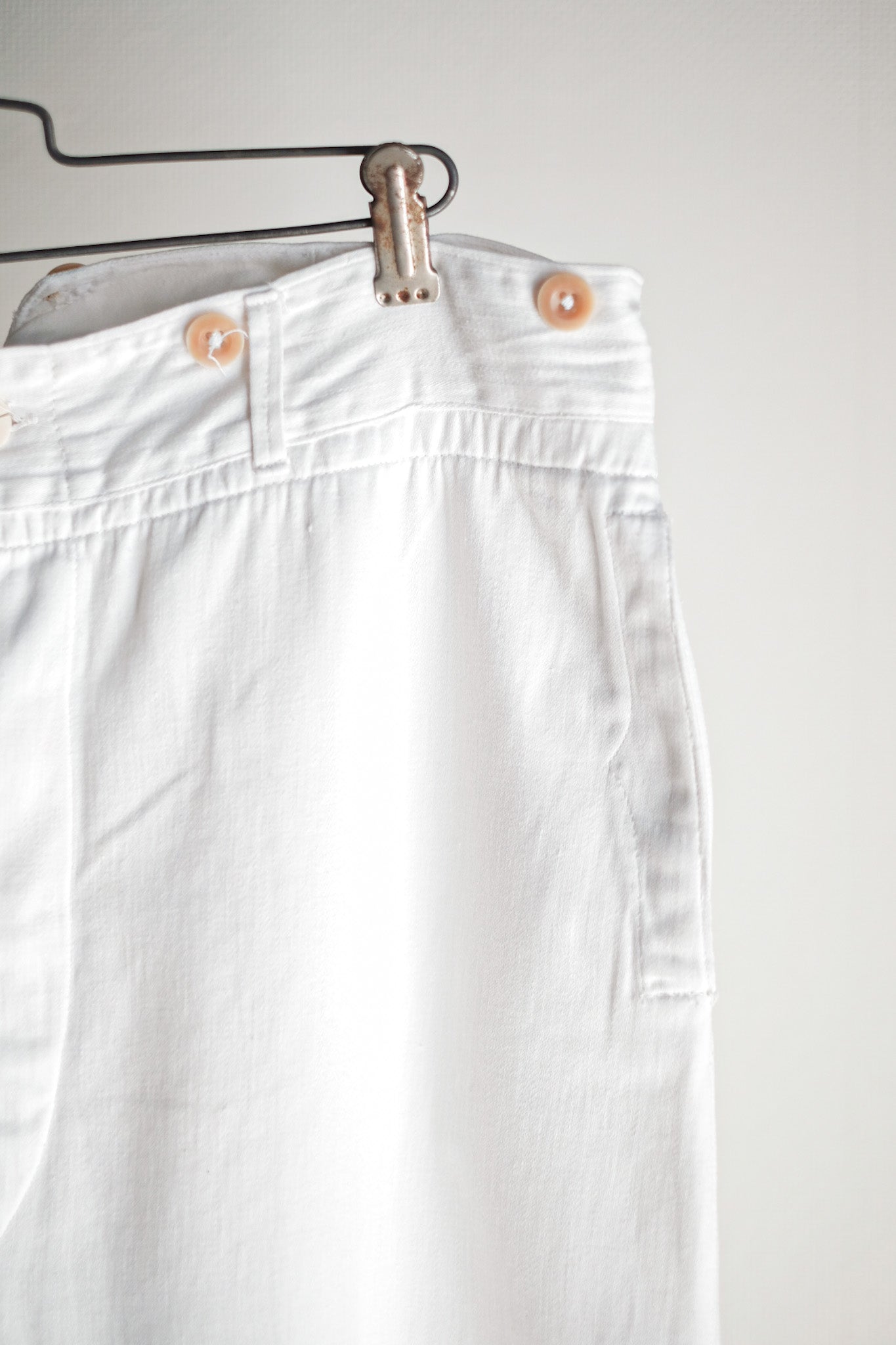 【~30's】German Vintage Cotton Silk Trousers