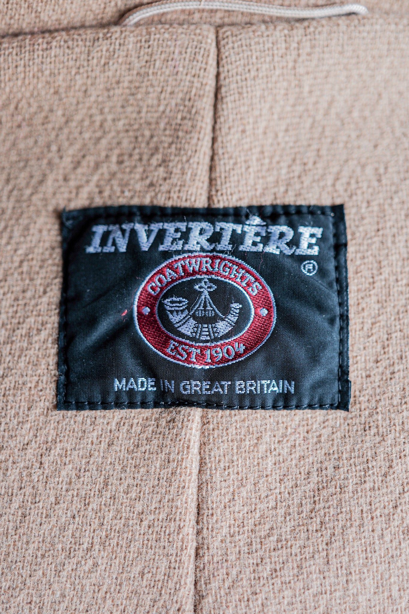 【~90's】Old INVERTERE Wool Duffle Coat "Moorbrook"