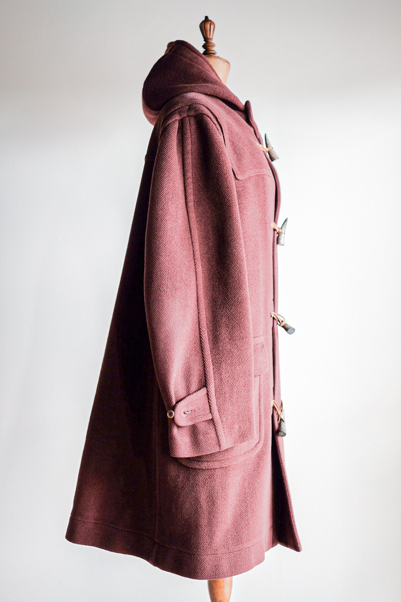 【~90's】Old INVERTERE Wool Duffle Coat "Moorbrook"