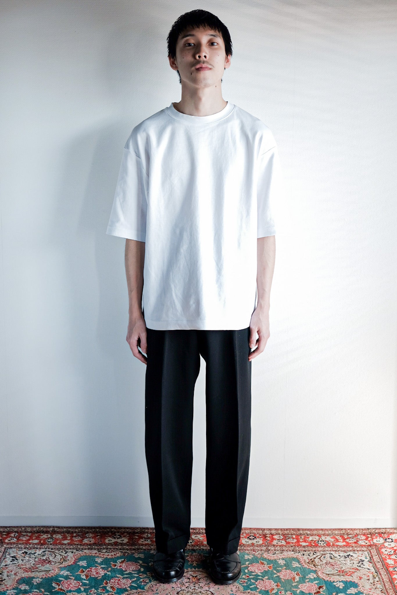 【~40's】French Vintage Black Wool Trousers