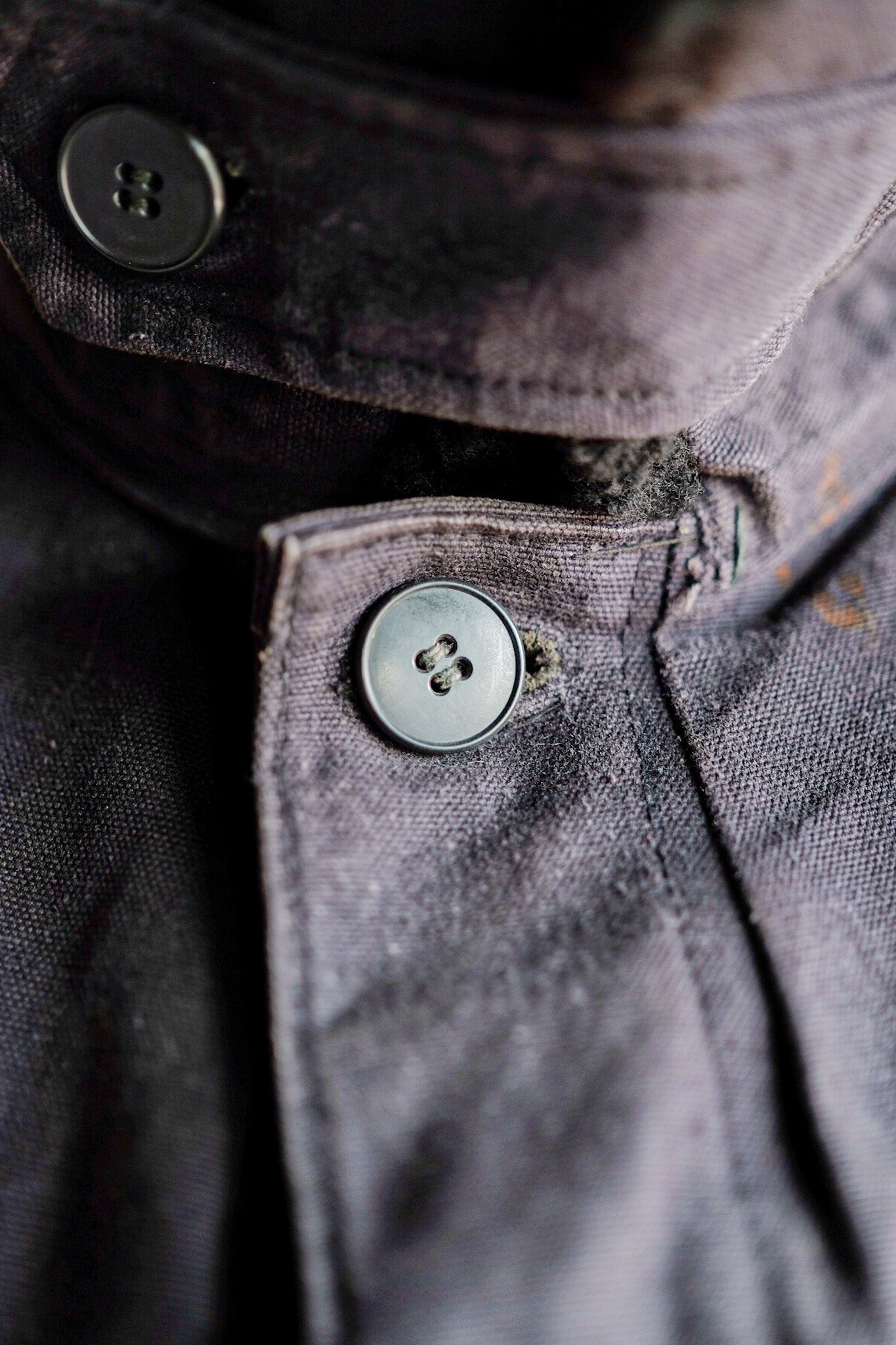 【~50’s】Swedish Army Motorcycle Jacket “Black Color”