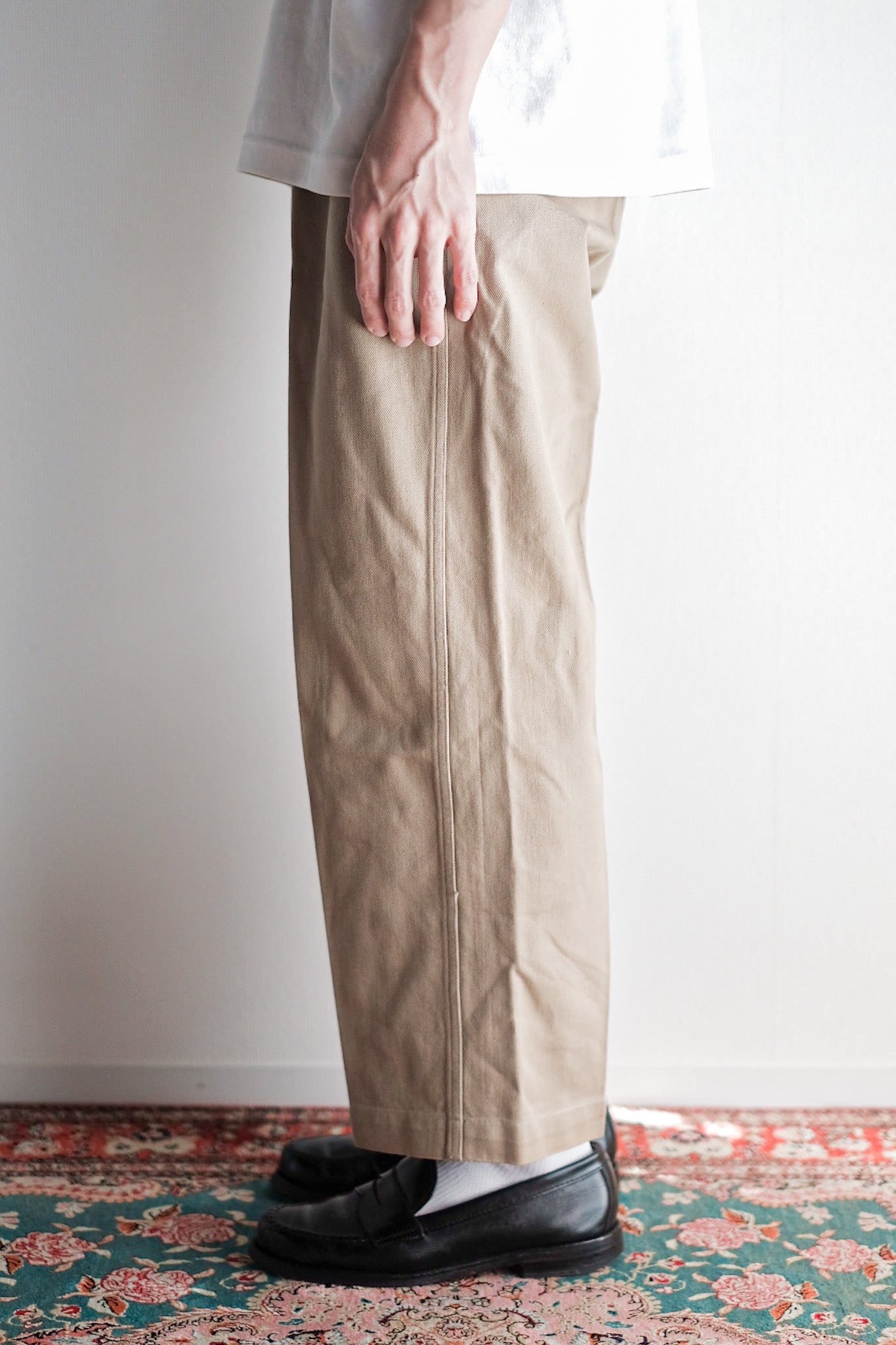 【~60's】French Army M52 Chino Trousers Size.11