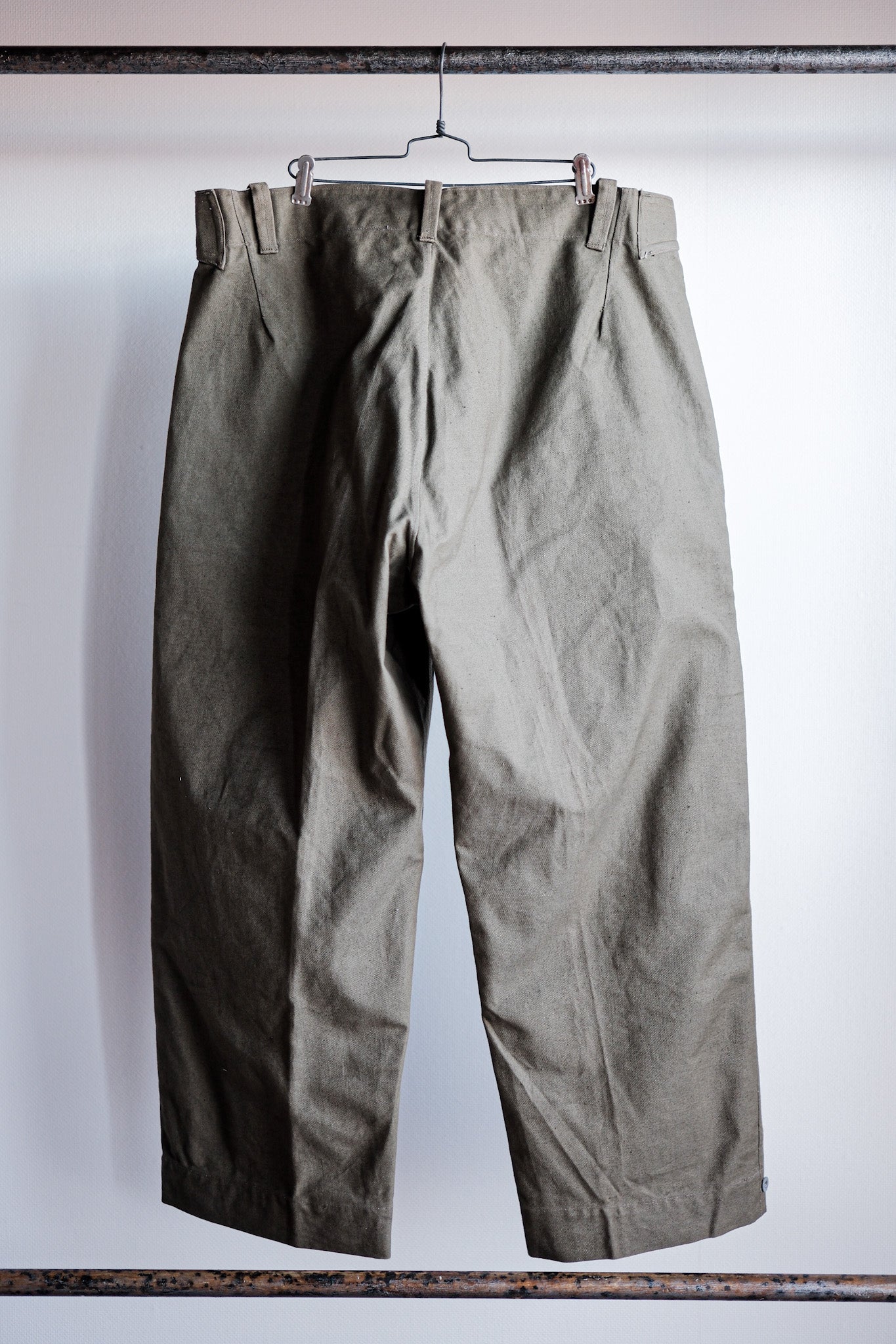 【~40's】French Army Unusual Pattern Trousers "Dead Stock"