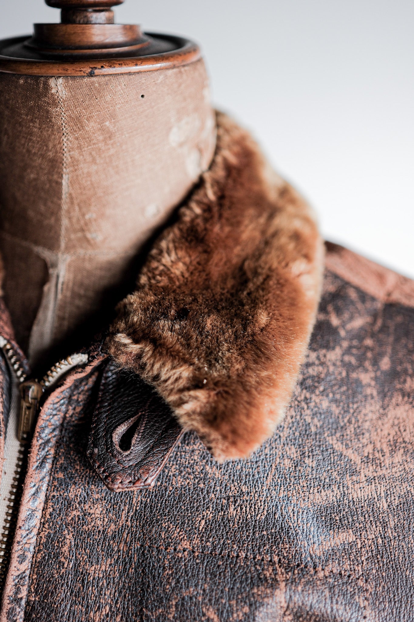 【~40's】U.S.NAVY M-422A Leather Flight Jacket
