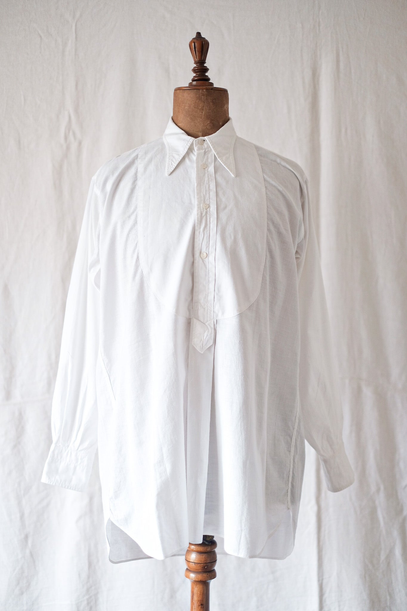 【~40's】French Vintage Grandpa Shirt
