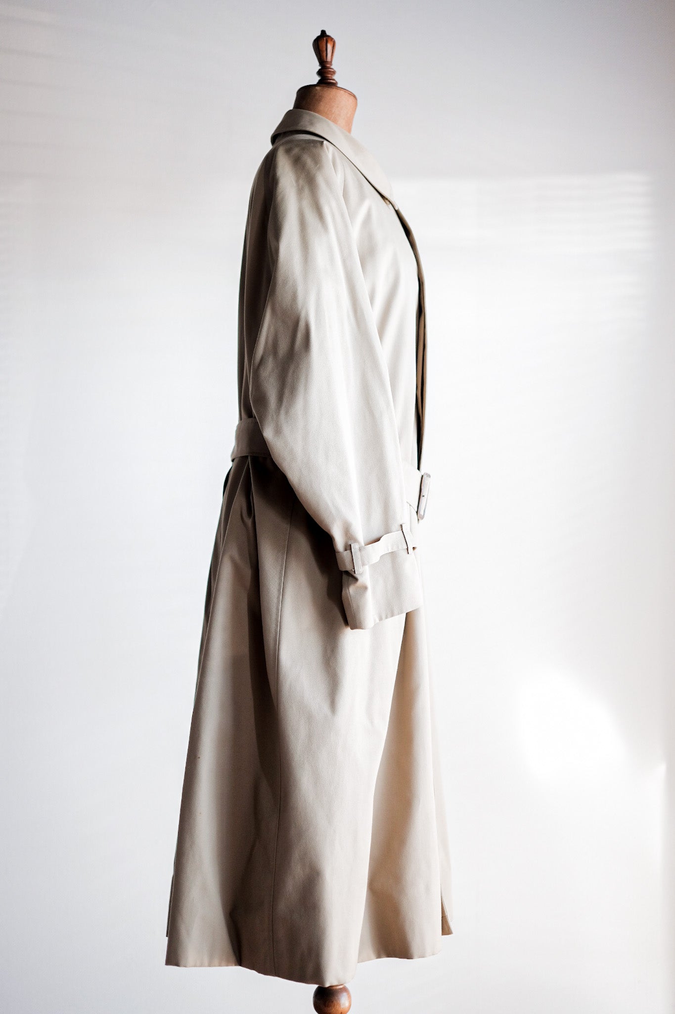 【~80's】Vintage Burberry's Single Raglan Rider Coat Size.52RL