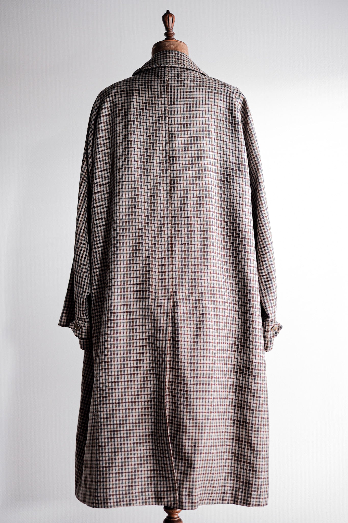 【~80's】Vintage Burberry's Single Raglan Wool Balmacaan Coat Size.56REG