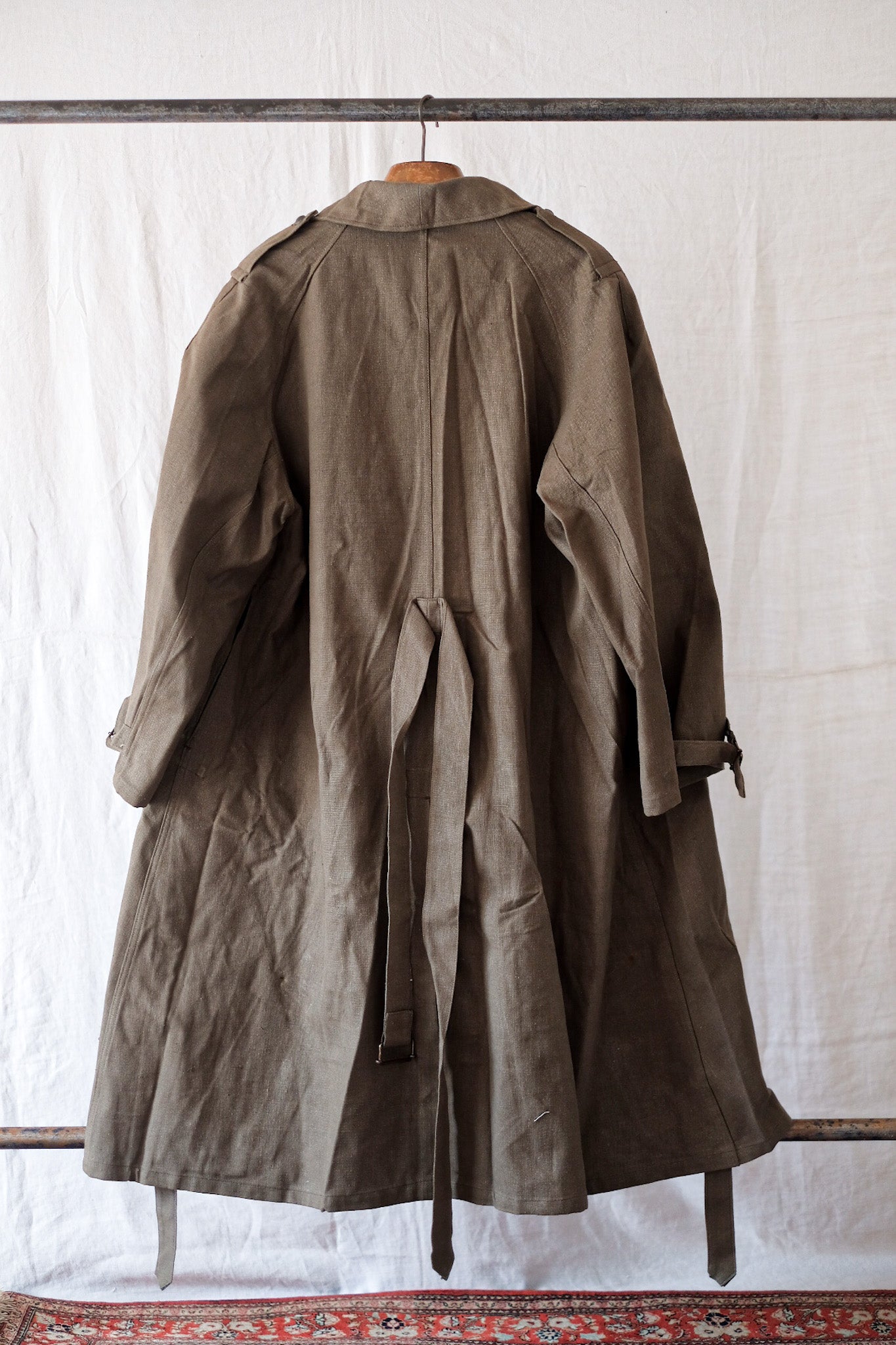 【~50's】French Army M35 Motorcycle Coat Size.2 "Dead Stock"
