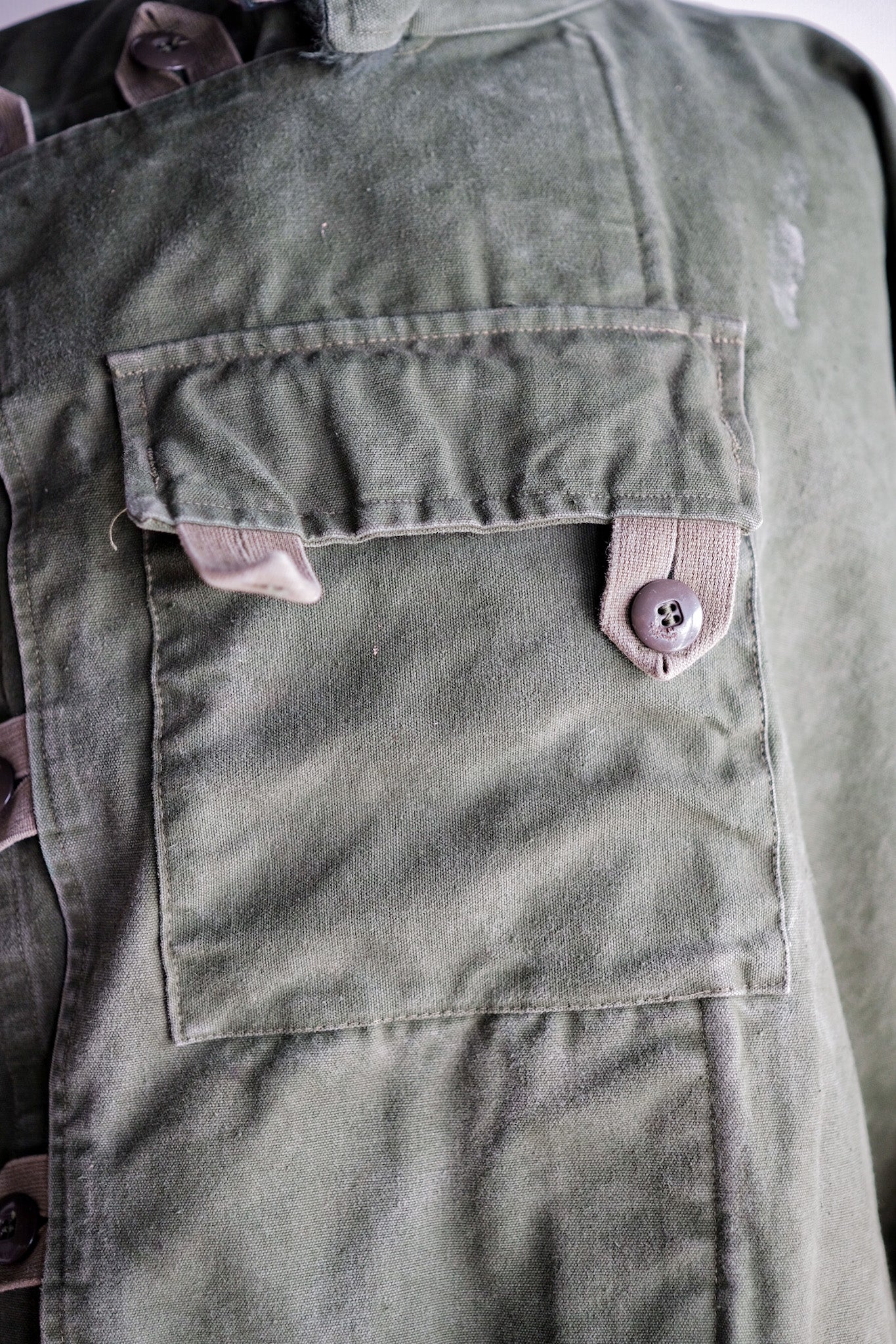【~60's】Swedish Army Dispatch Rider Motorcycle Jacket With Liner Size.C56