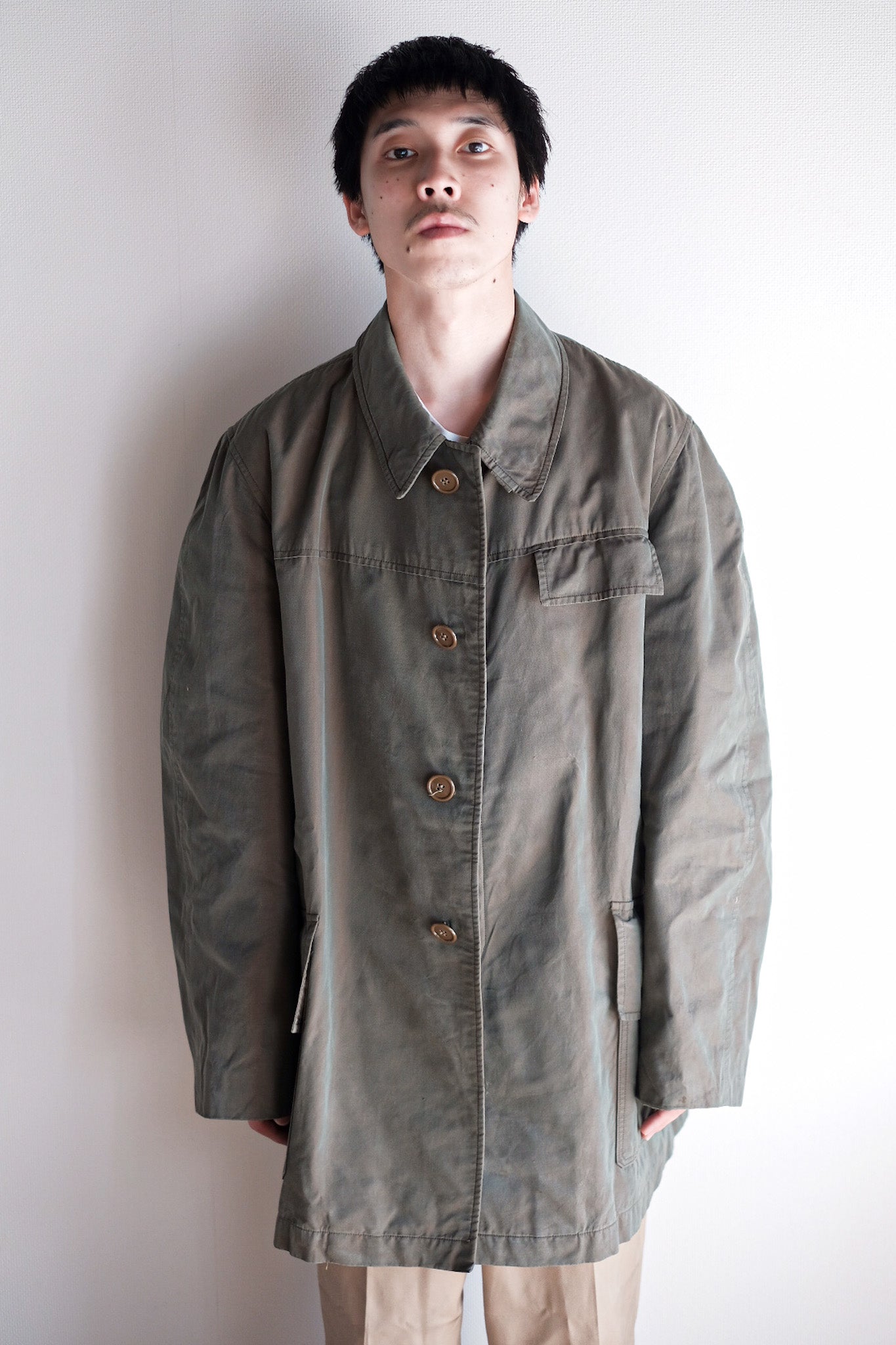 【~50's】Vintage Burberry Old Jacket Made in France