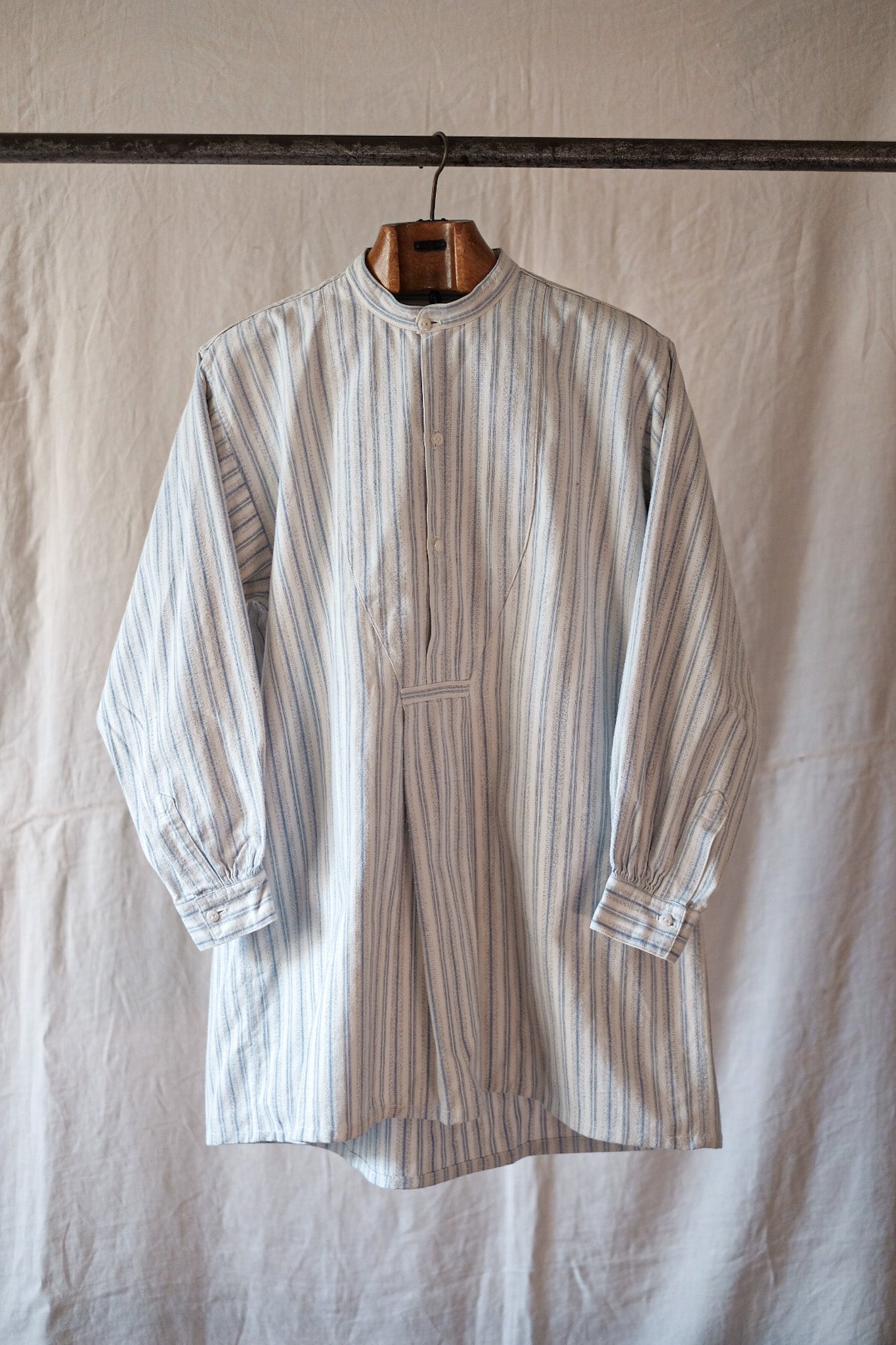 【~20's】French Vintage Grandpa Shirt