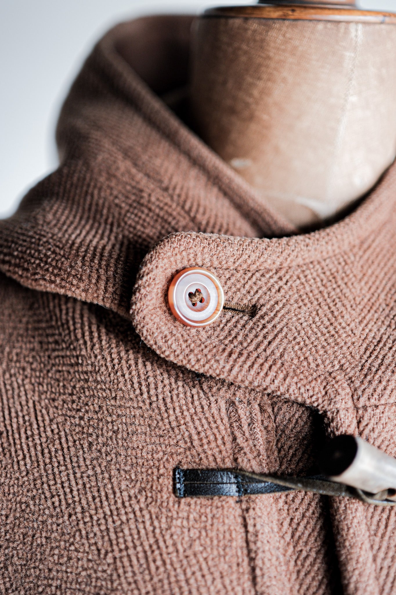 【~90's】Old INVERTERE Wool Duffle Coat "Moorbrook"
