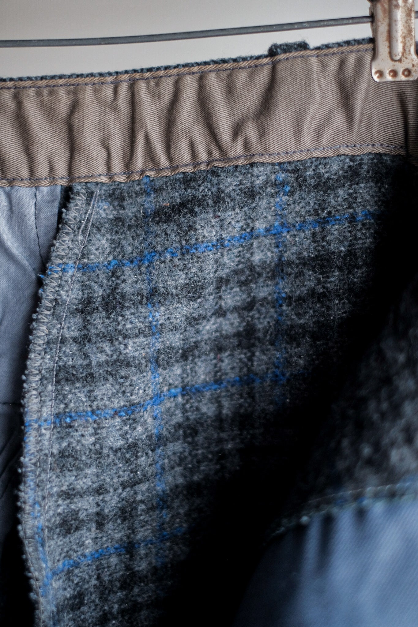 【~50's】French Vintage HBT Wool Work Pants "Pascal Fabric" "Dead Stock"