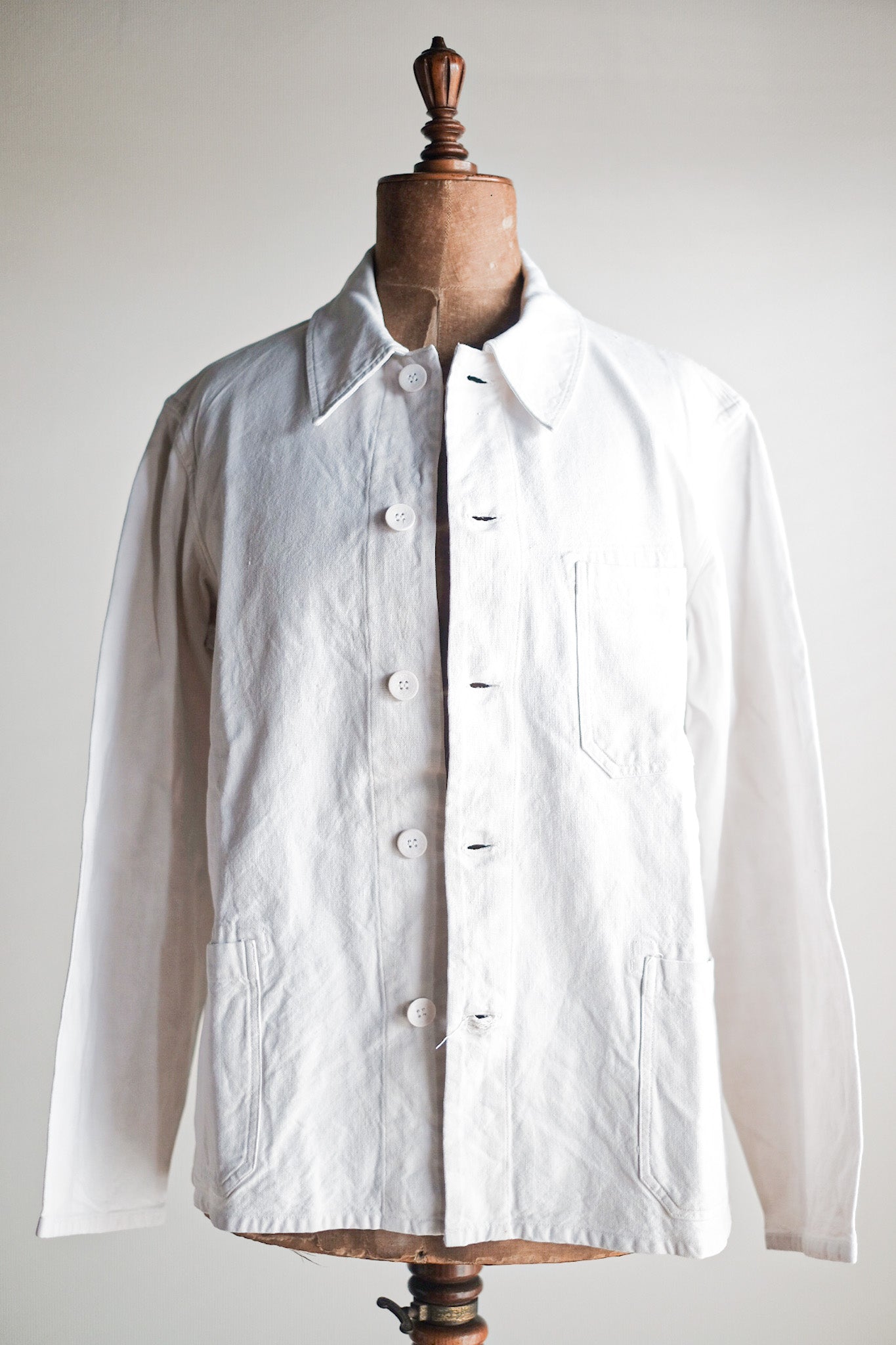 【~30's】German Vintage Linen Work Jacket