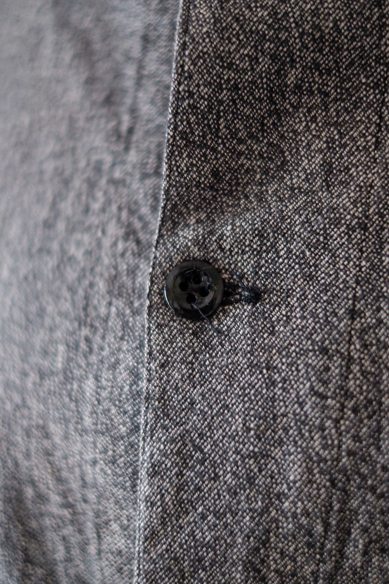 【~40's】French Vintage Black Chambray Work Coat